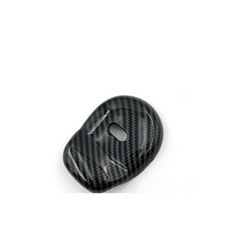 OWYTNRCJ Auto-Modifikationsabdeckung, Innenaufkleber, kompatibel mit Mercedes Smart Fortwo Forfour 453, Außenzubehör, Carbon-Stil, Dekorationsschale(Trunk Handle) von OWYTNRCJ
