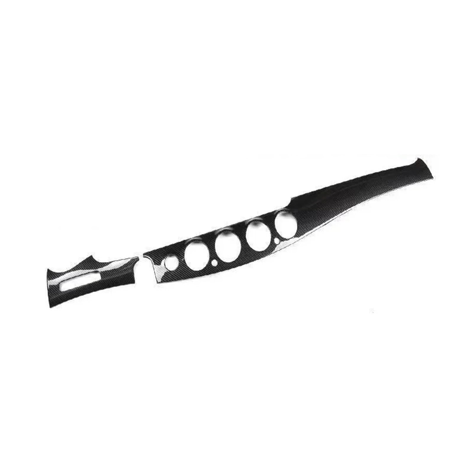 OWYTNRCJ Auto-Styling Carbon Fiber Front Panel Trim Kompatibel for Mercedes Benz E Klasse W213 E200 E300 LHD Chrom Innen Zubehör(Carbon with Hole) von OWYTNRCJ