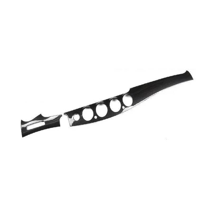 OWYTNRCJ Auto-Styling Carbon Fiber Front Panel Trim Kompatibel for Mercedes Benz E Klasse W213 E200 E300 LHD Chrom Innen Zubehör(Carbon with Hole) von OWYTNRCJ