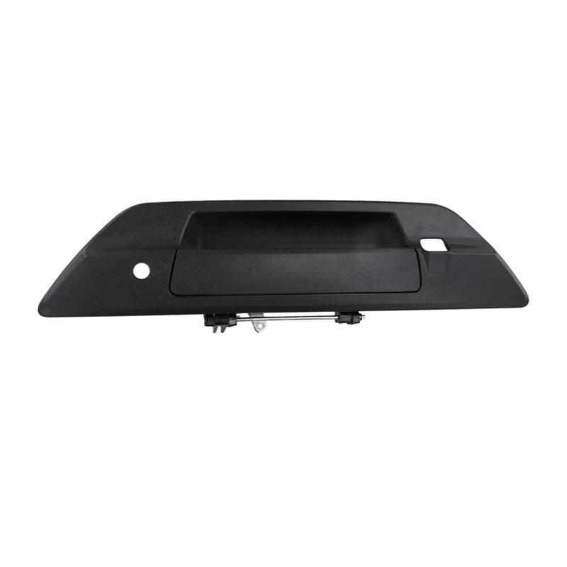 OWYTNRCJ Auto-Trunk-Boot-Heckklappen-Türgriff mit Kamera-Schlüssellöchern, kompatibel for Toyota Hilux 2015-2018(Black) von OWYTNRCJ