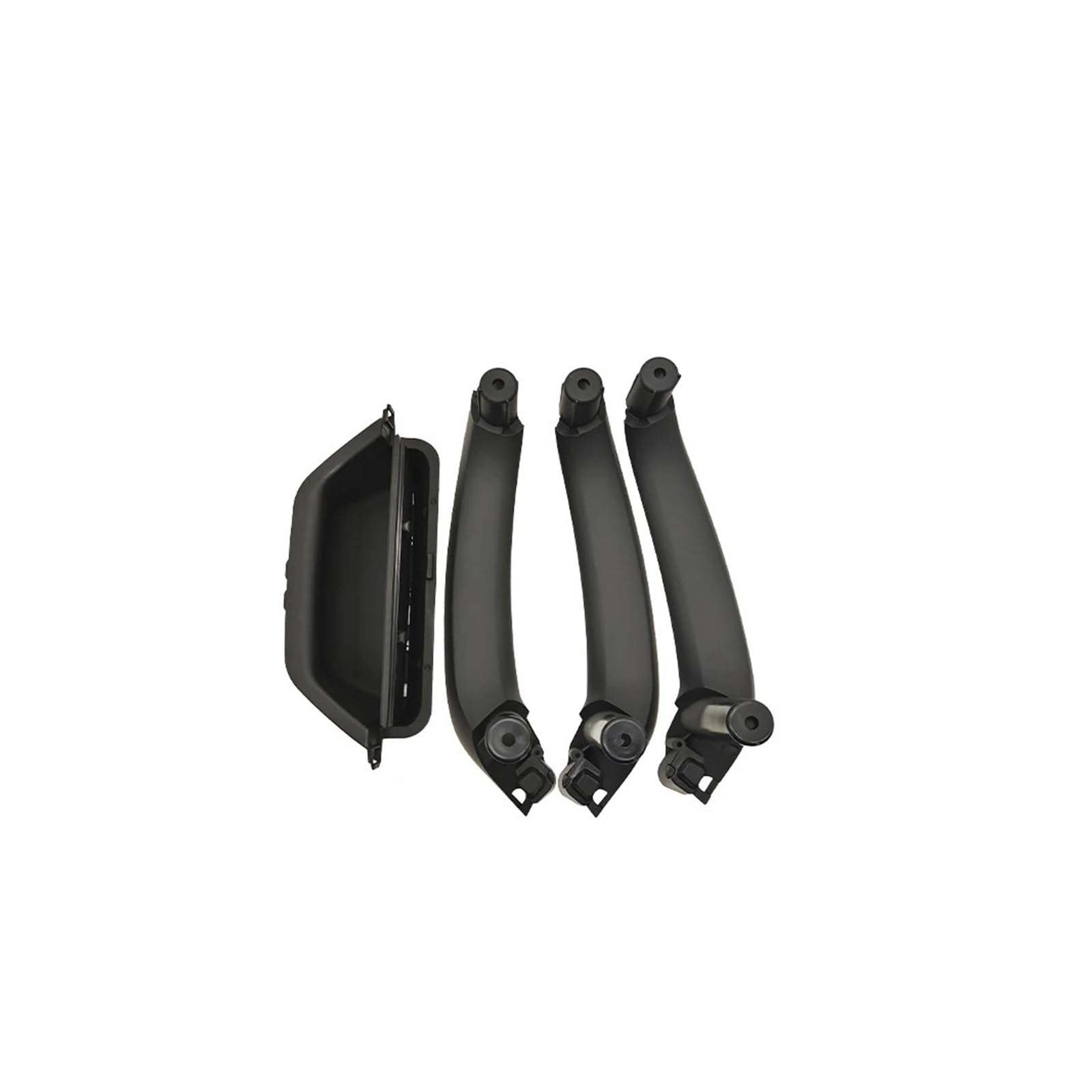 OWYTNRCJ Auto Vorne Hinten Innen Tür Griff Pull Zubehör Ersatz Kompatibel for BMW X3 X4 2011-2016(LHD Black) von OWYTNRCJ