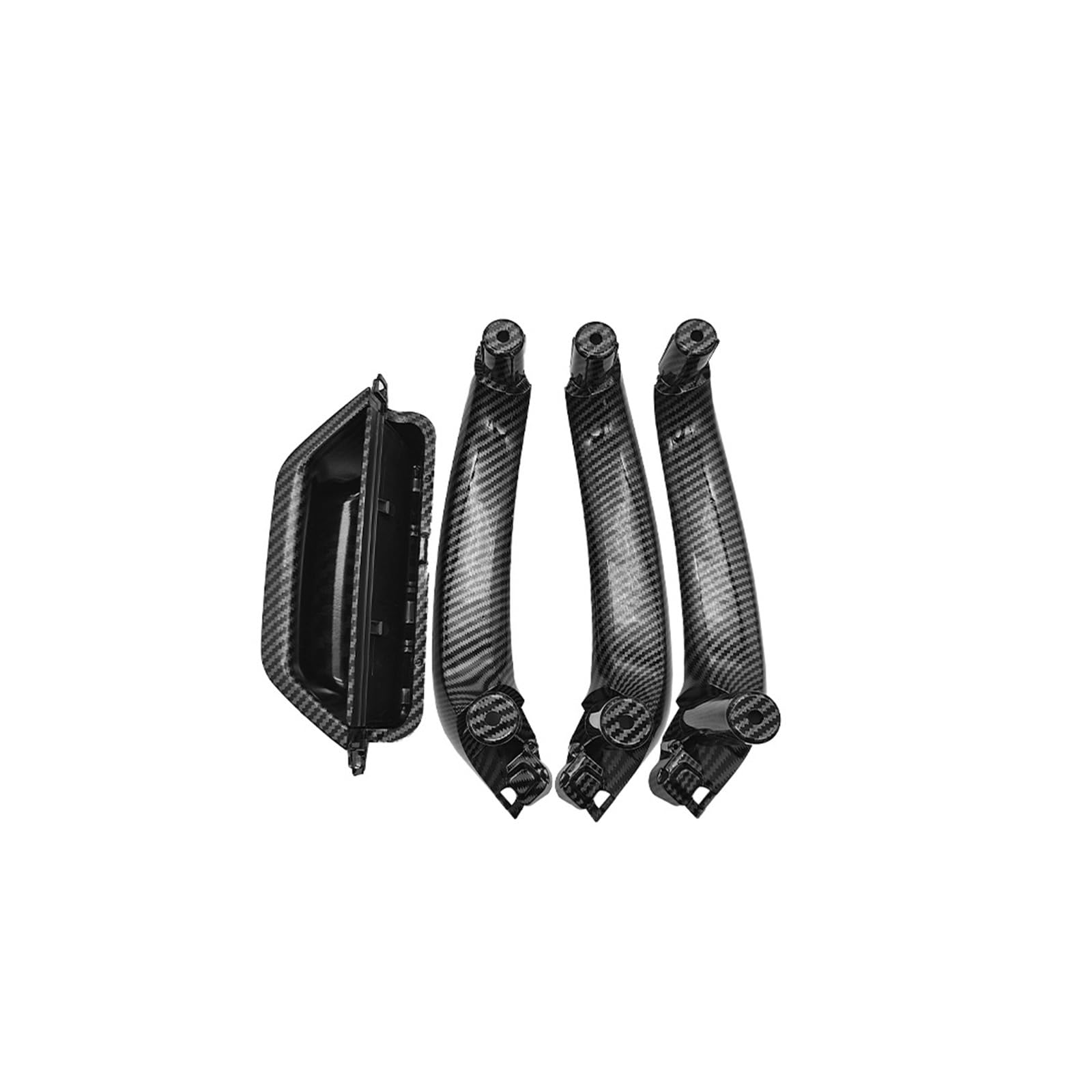 OWYTNRCJ Auto Vorne Hinten Innen Tür Griff Pull Zubehör Ersatz Kompatibel for BMW X3 X4 2011-2016(LHD Carbon Fiber) von OWYTNRCJ