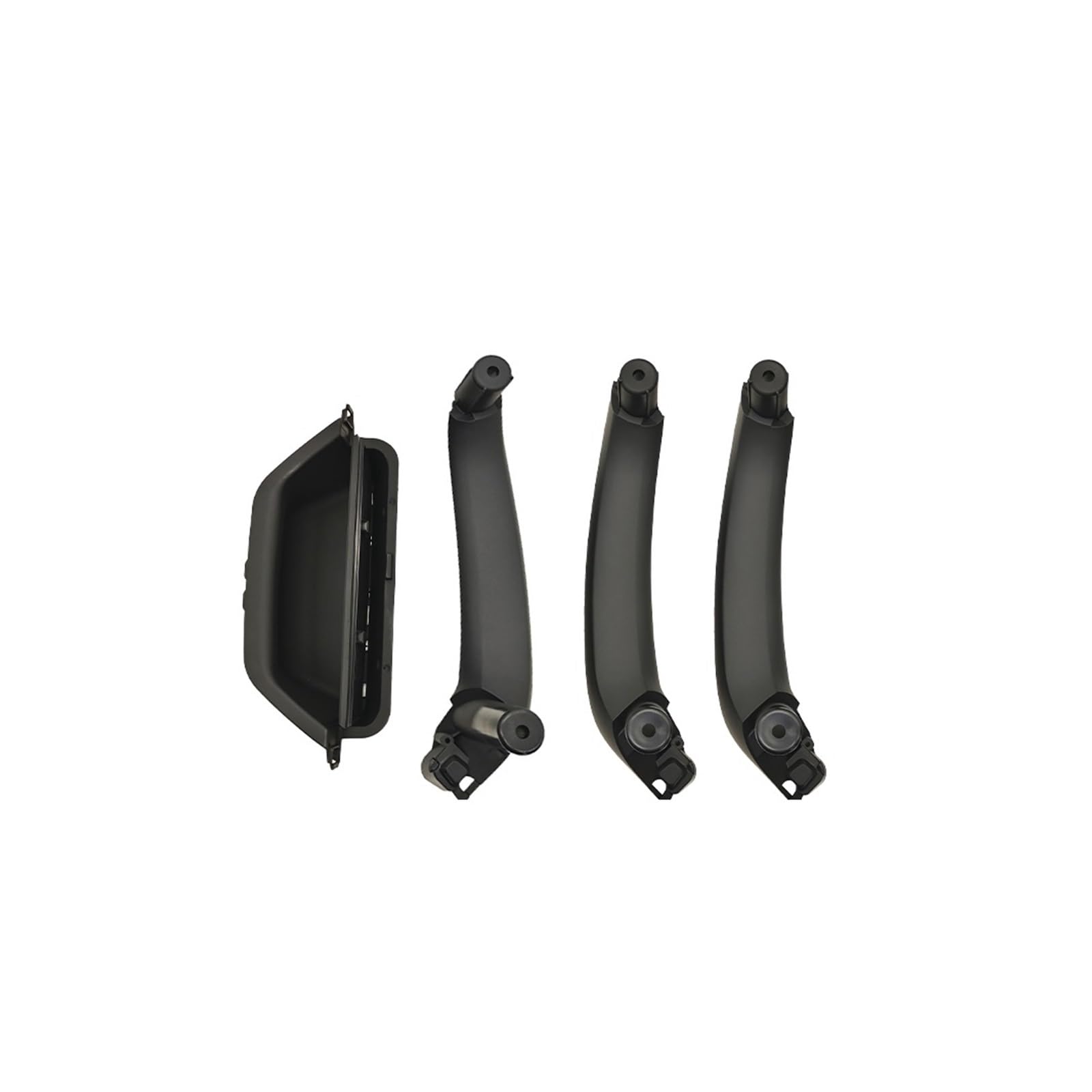 OWYTNRCJ Auto Vorne Hinten Innen Tür Griff Pull Zubehör Ersatz Kompatibel for BMW X3 X4 2011-2016(RHD Black) von OWYTNRCJ