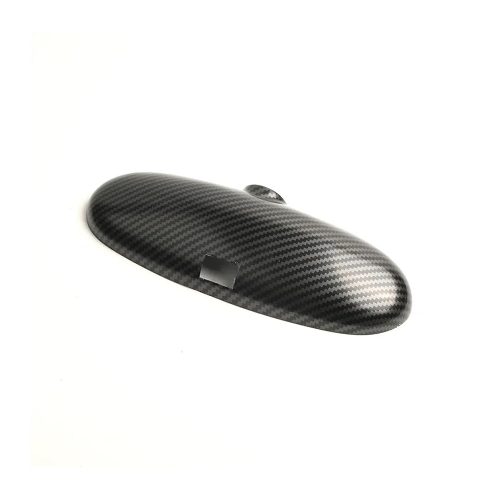 OWYTNRCJ Autoaufkleber mit Carbon-Muster for die Innenrückspiegelabdeckung, kompatibel mit Mini Cooper S R50 R52 R53, Auto-Styling-Zubehör(Carbon Pattern) von OWYTNRCJ
