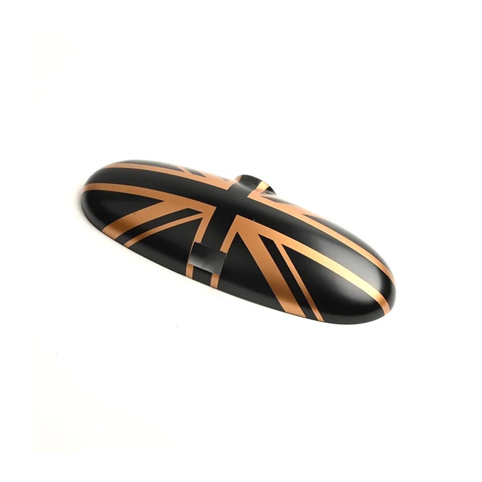 OWYTNRCJ Autoaufkleber mit Carbon-Muster for die Innenrückspiegelabdeckung, kompatibel mit Mini Cooper S R50 R52 R53, Auto-Styling-Zubehör(Golden Rice) von OWYTNRCJ