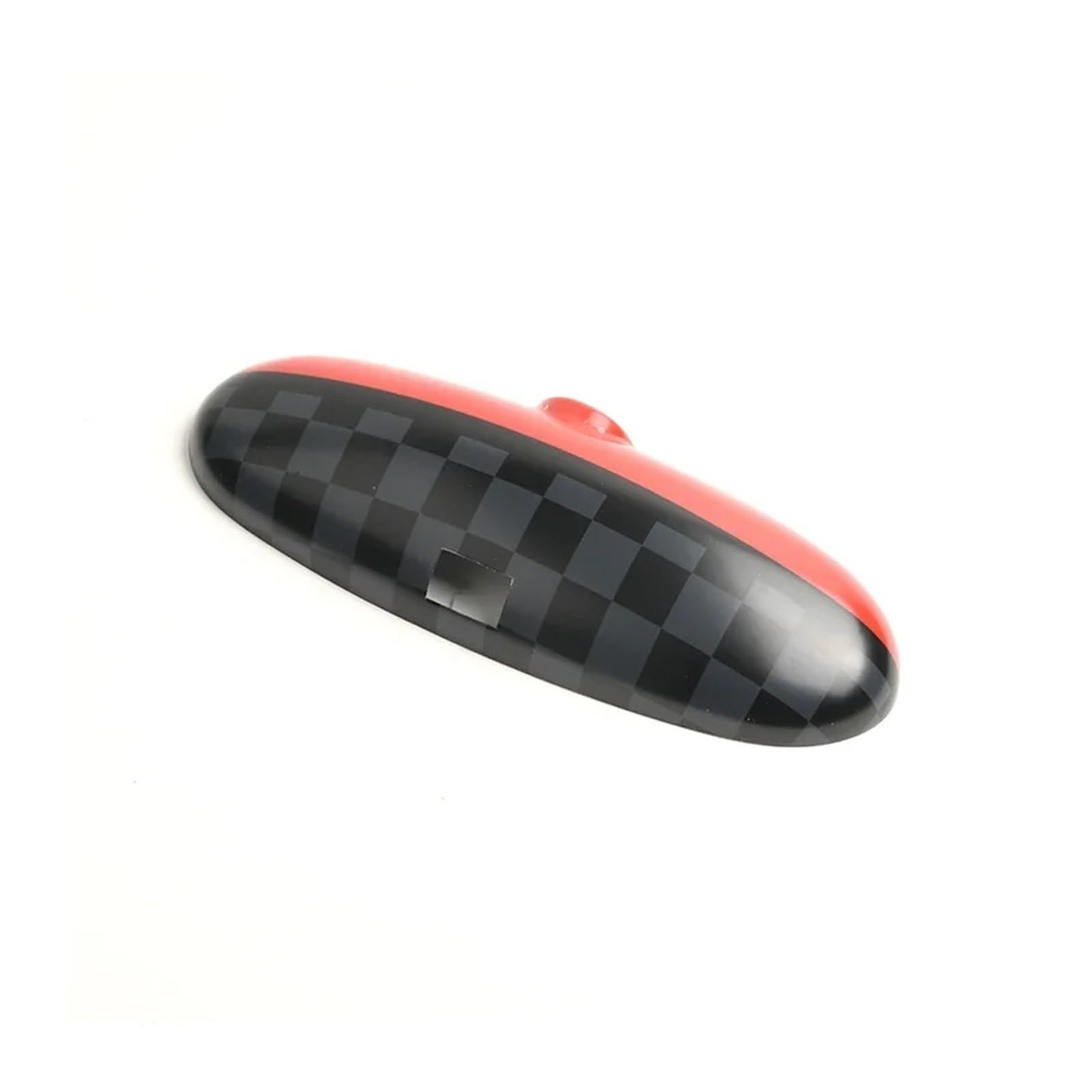 OWYTNRCJ Autoaufkleber mit Carbon-Muster for die Innenrückspiegelabdeckung, kompatibel mit Mini Cooper S R50 R52 R53, Auto-Styling-Zubehör(JCW) von OWYTNRCJ