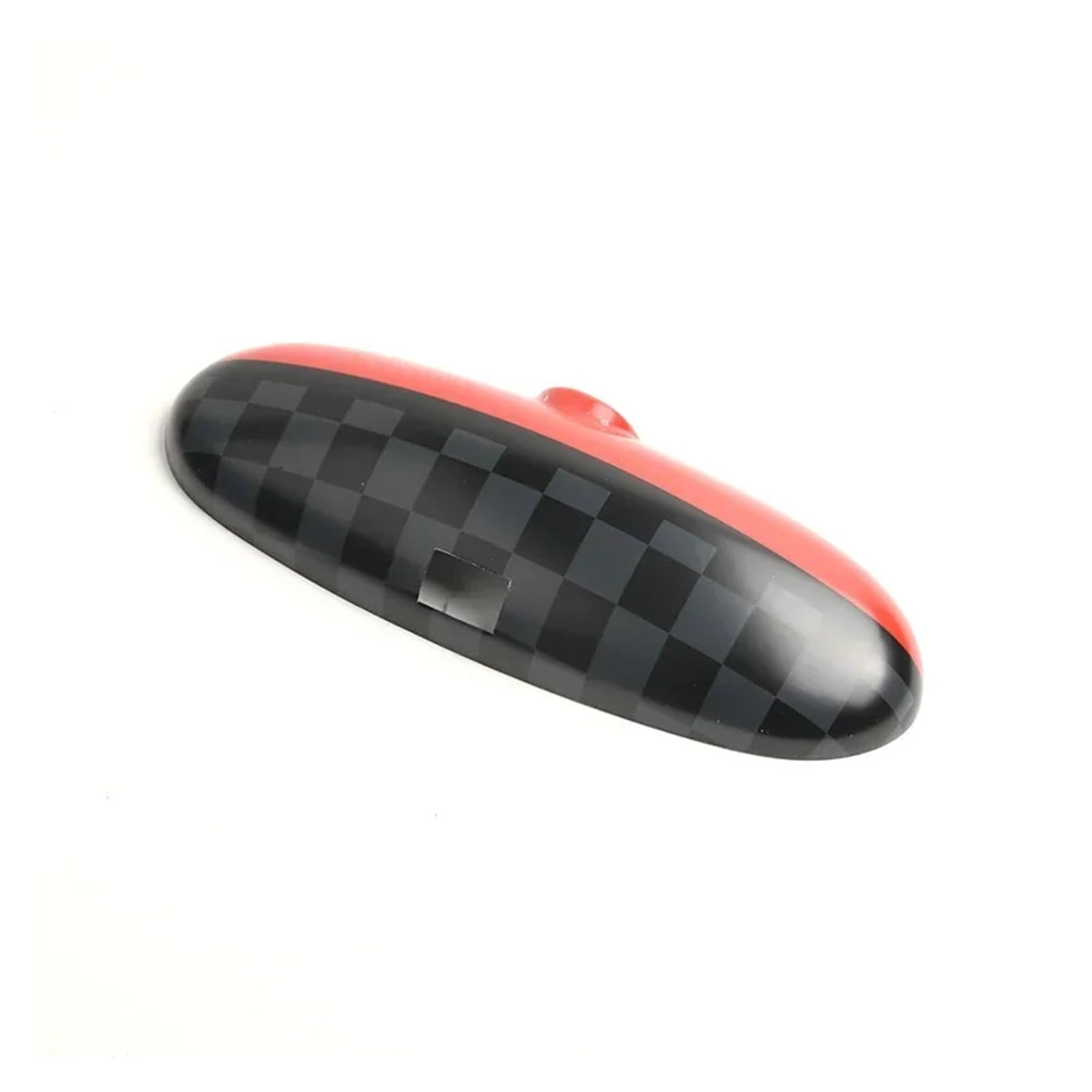 OWYTNRCJ Autoaufkleber mit Carbon-Muster for die Innenrückspiegelabdeckung, kompatibel mit Mini Cooper S R50 R52 R53, Auto-Styling-Zubehör(JCW) von OWYTNRCJ