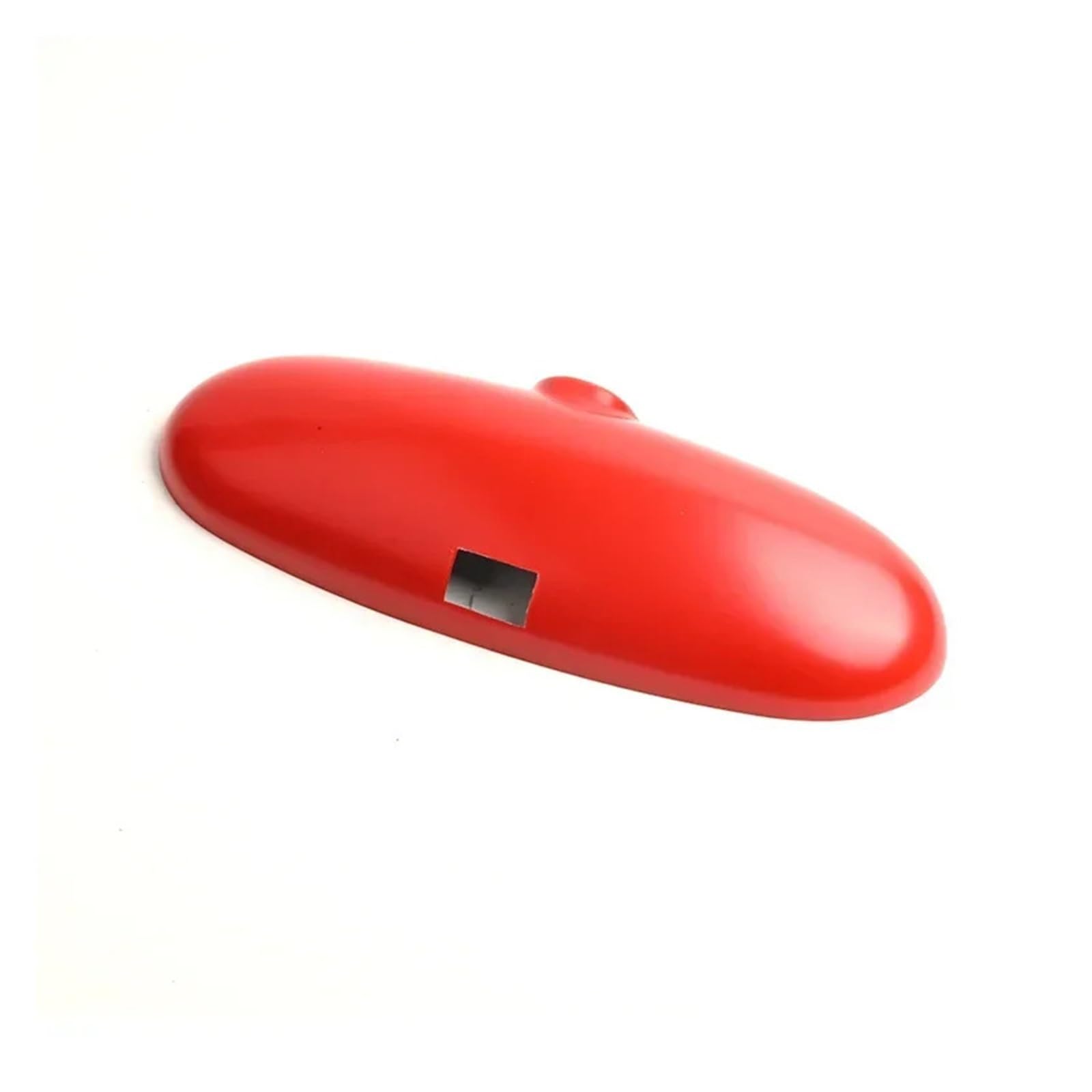 OWYTNRCJ Autoaufkleber mit Carbon-Muster for die Innenrückspiegelabdeckung, kompatibel mit Mini Cooper S R50 R52 R53, Auto-Styling-Zubehör(Red) von OWYTNRCJ