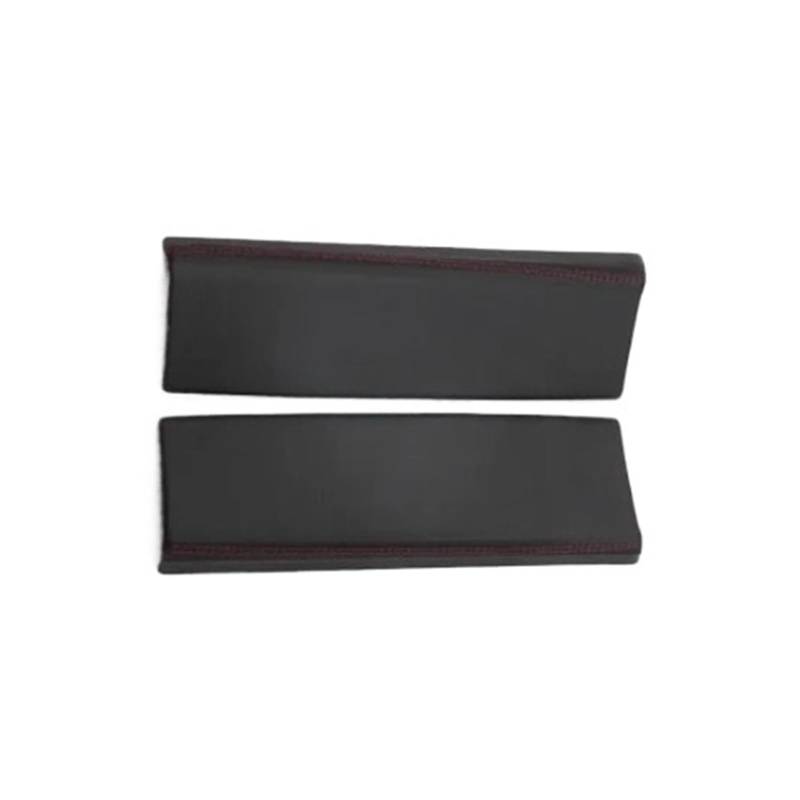 OWYTNRCJ Autoinnenausstattung Mittelarmlehnenbox Kompatibel for Mercedes Benz AB GLA CLA GLB GLA EQB EQA-Klasse Konsolenbox Aufbewahrungsbox Lederverkleidung(Red Stitching,for GLB 2020-2024) von OWYTNRCJ