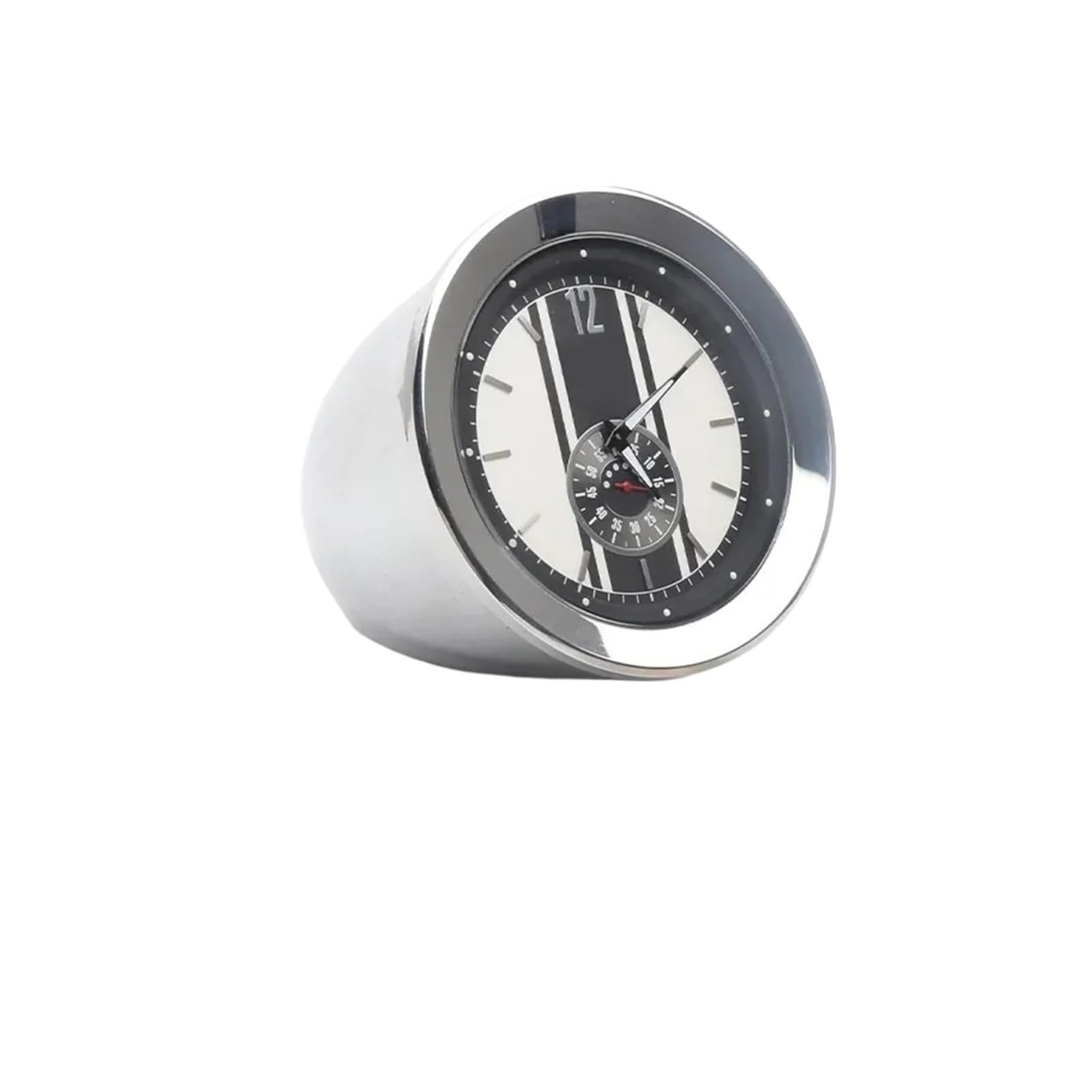 OWYTNRCJ Autouhr-Ornament, kompatibel mit Mini Cooper One S F54 F55 F56 F57 JCW, Innenuhrabdeckung, Autozubehör, Dekoration(Clock Beige) von OWYTNRCJ