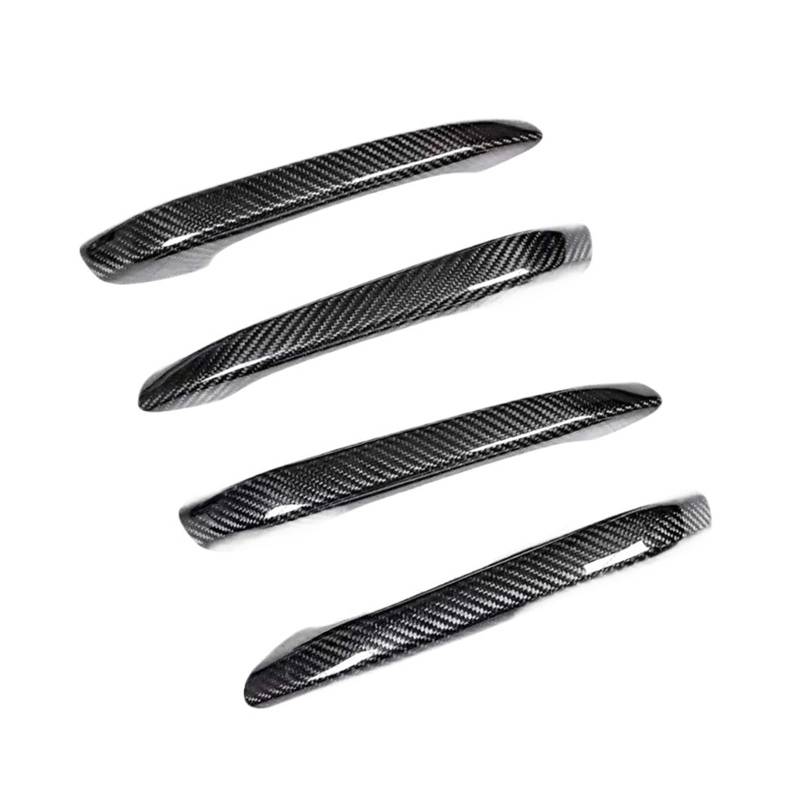 OWYTNRCJ Cayenne 9Y0 Auto Dry Carbon Fiber Carbon Fiber Außentürgriff mit und ohne Löcher Kompatibel for Porsche 2018-UP(Without Holes) von OWYTNRCJ