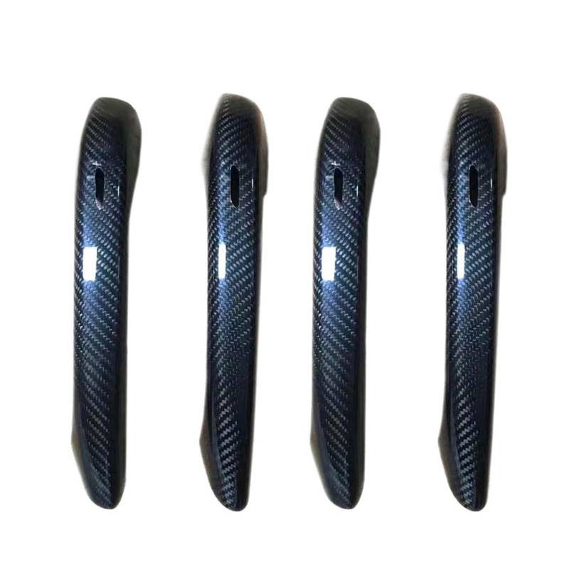 OWYTNRCJ Cayenne 9Y0 Auto Dry Carbon Fiber Carbon Fiber Außentürgriff mit und ohne Löcher Kompatibel for Porsche 2018-UP(with Holes) von OWYTNRCJ
