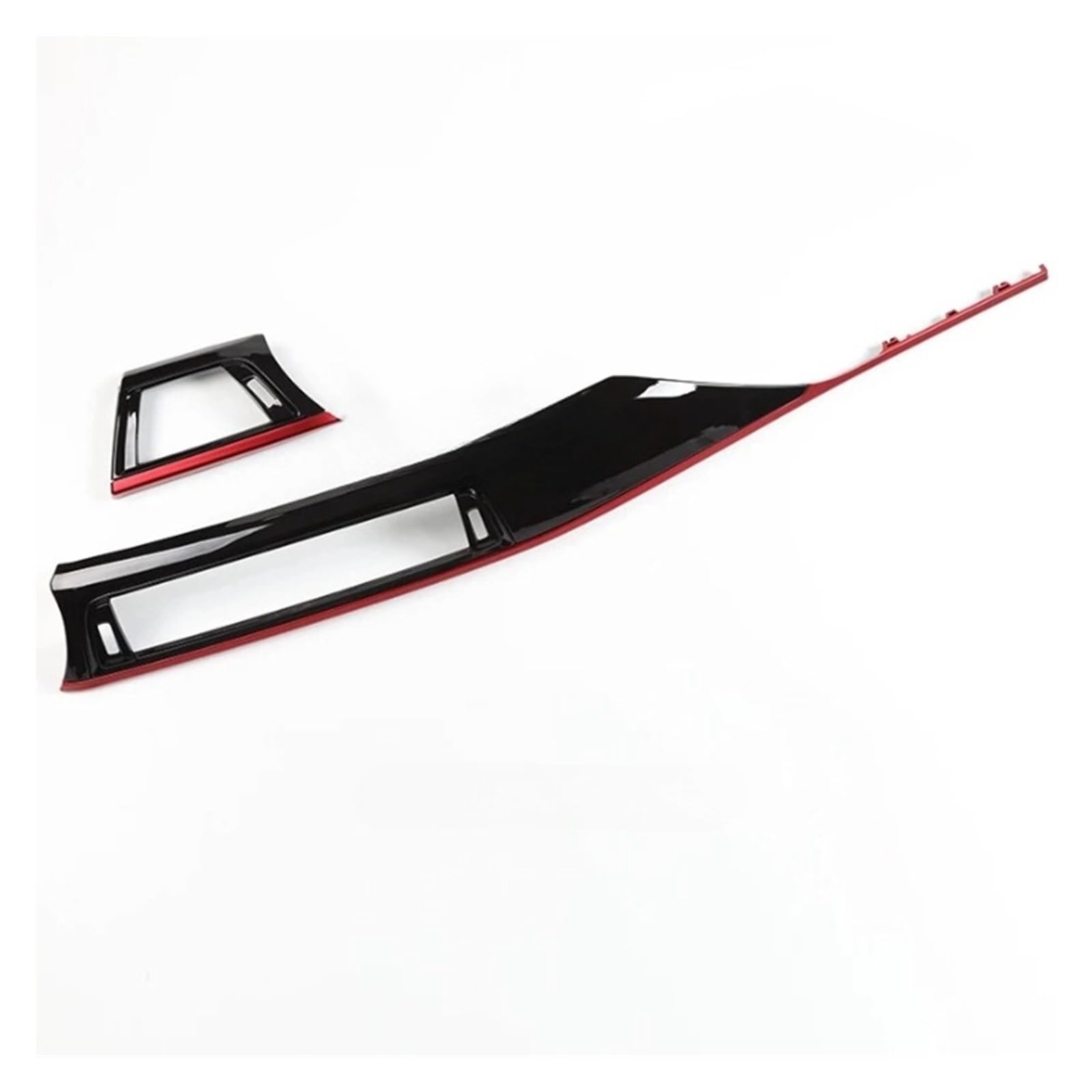 OWYTNRCJ Center Console Board Kompatibel for BMW 3 4 Serie 3GT F30 F32 F34 F36 Sport Lange Teile Trimmt Klimaanlage AC Vent Outlets Panel(Red line 1L 1S) von OWYTNRCJ