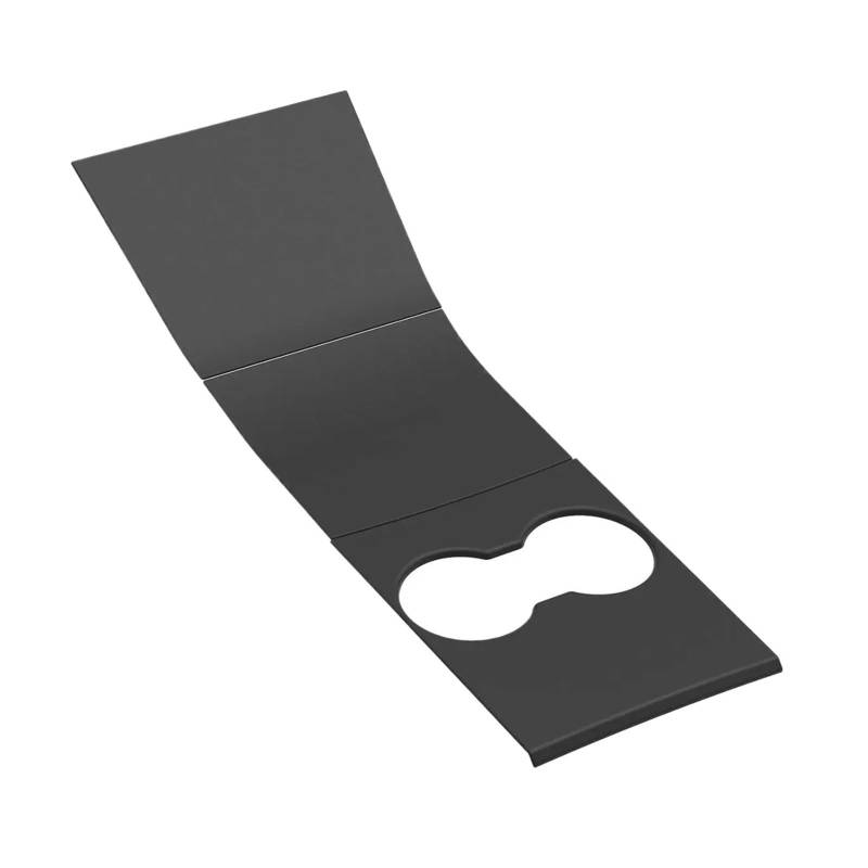 OWYTNRCJ Center Console Wrap Kompatibel for Tesla Modell 3 2017-2020 ABS Matt Carbon Schwarz Konsole Abdeckung Innen Dekoration WrapKit von OWYTNRCJ