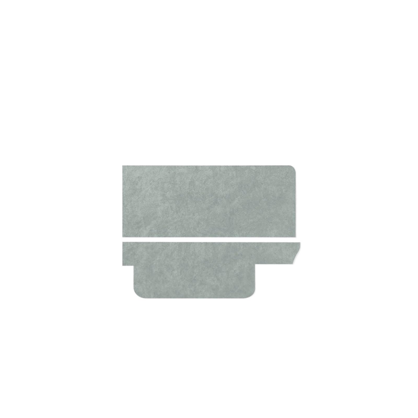 OWYTNRCJ Co-Pilot-Instrumentenkonsolen-Panel, kompatibel mit Tesla Model 3 2024, Zieraufkleber, Wildleder, Auto-Innenausstattung(Style A12) von OWYTNRCJ