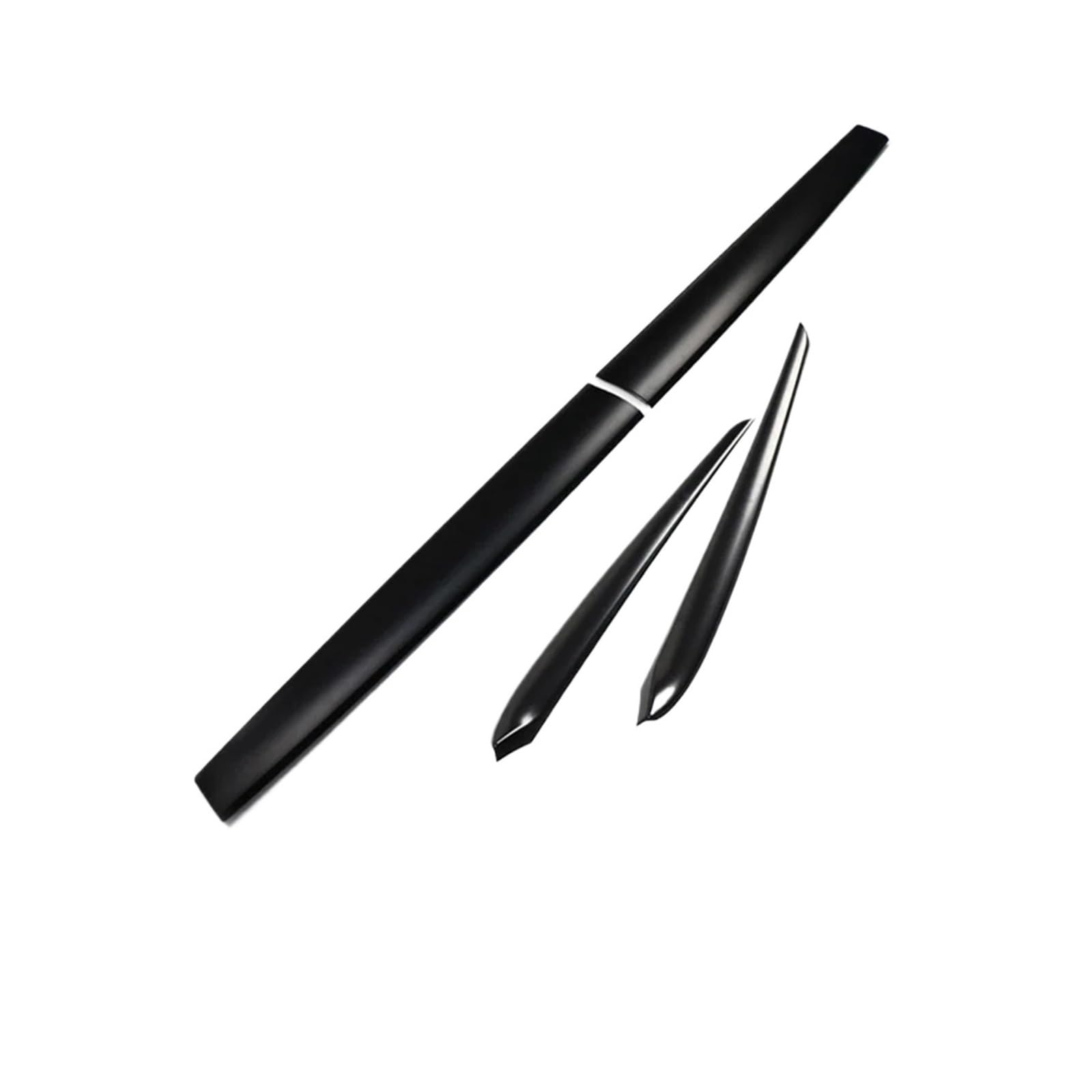 OWYTNRCJ Dekor Innenausstattung Türverkleidung Schutzabdeckung for Tesla Model Y HW4.0 2024 Model3 2023 Board Aufkleber(4pcs Matte Black,21-23 M3) von OWYTNRCJ
