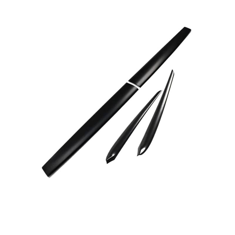 OWYTNRCJ Dekor Innenausstattung Türverkleidung Schutzabdeckung for Tesla Model Y HW4.0 2024 Model3 2023 Board Aufkleber(4pcs Matte Black,21-23 M3) von OWYTNRCJ