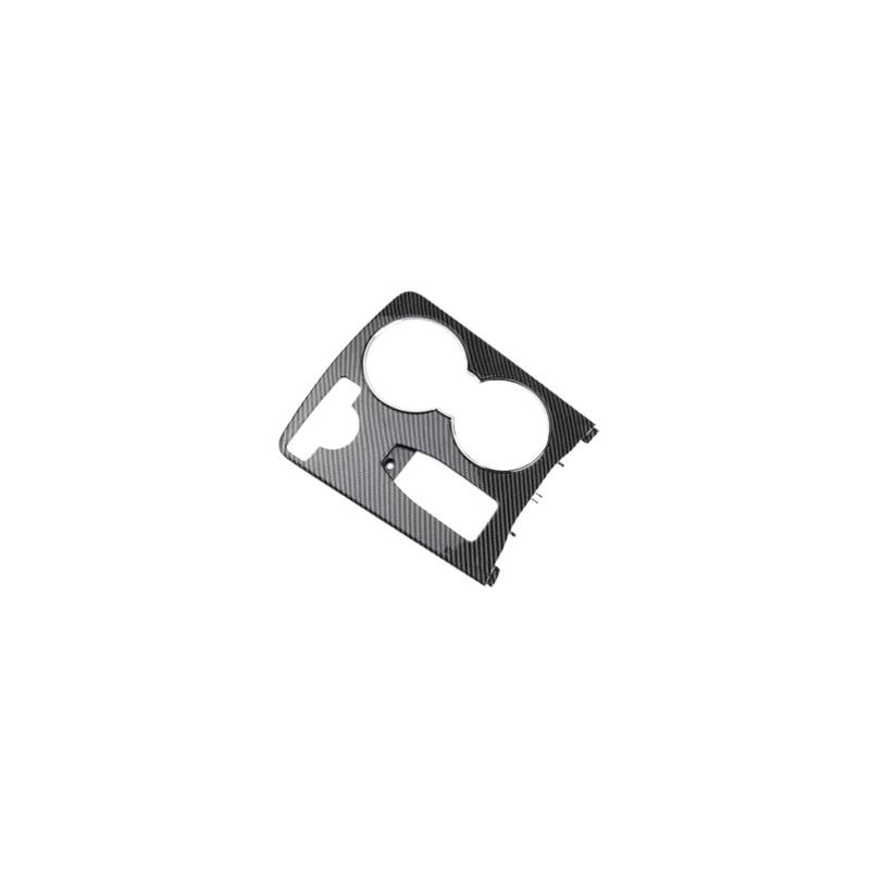 OWYTNRCJ Getränkehalter-Verkleidungsabdeckung, kompatibel mit Mercedes Benz C-Klasse GLK W204 C204 X204 C200 C300 GLK260, Innenrahmendekoration, Kohlefaser(C(Carbon Fiber)) von OWYTNRCJ