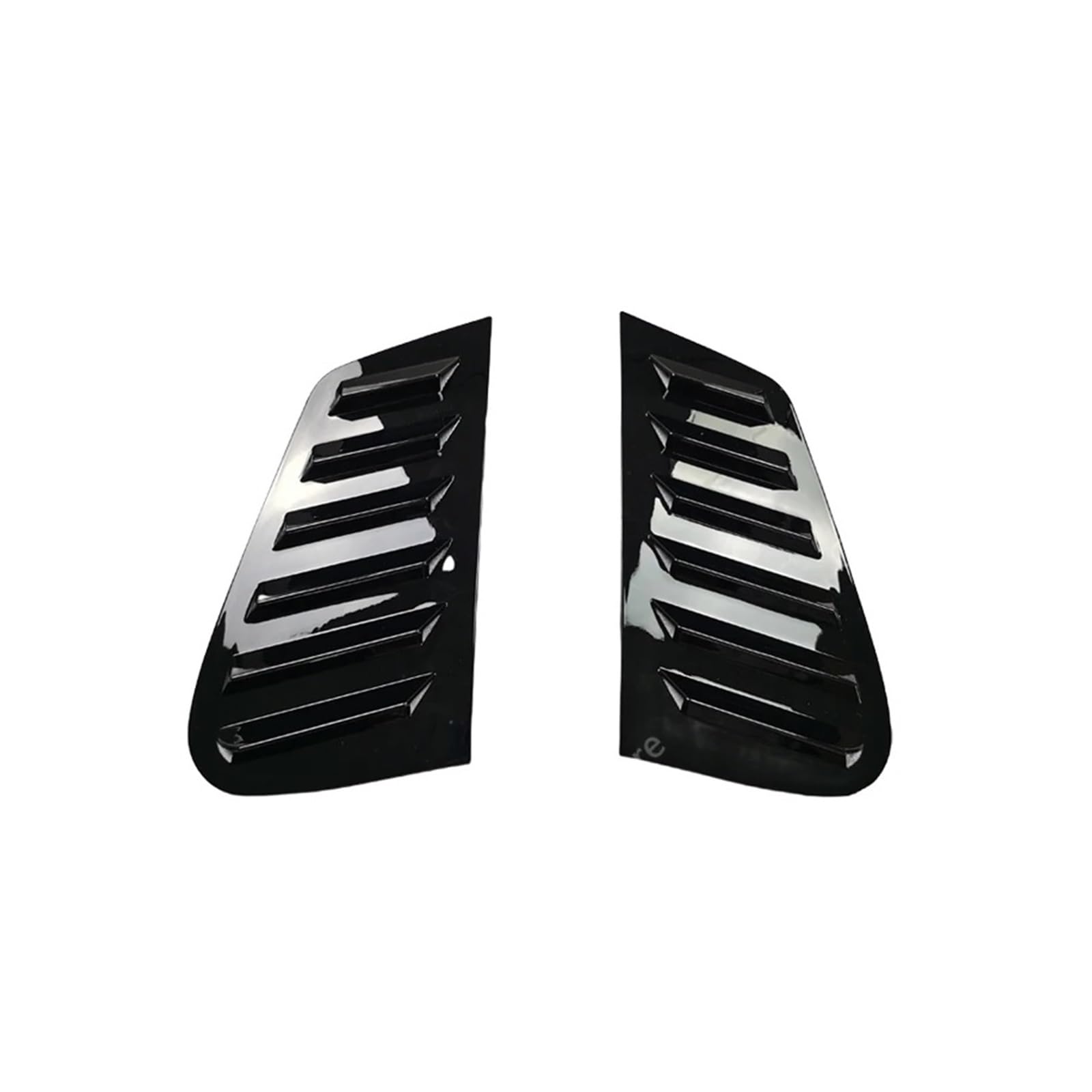 OWYTNRCJ Heckscheibenlamellen kompatibel for VW Polo MK4 MK5 MK6 Polo 9N 6R 6C AW TSI MPI GTI 2001-2023 Dreiecksschatten-Spoiler-Bodykits(MK4 Gloss Black) von OWYTNRCJ