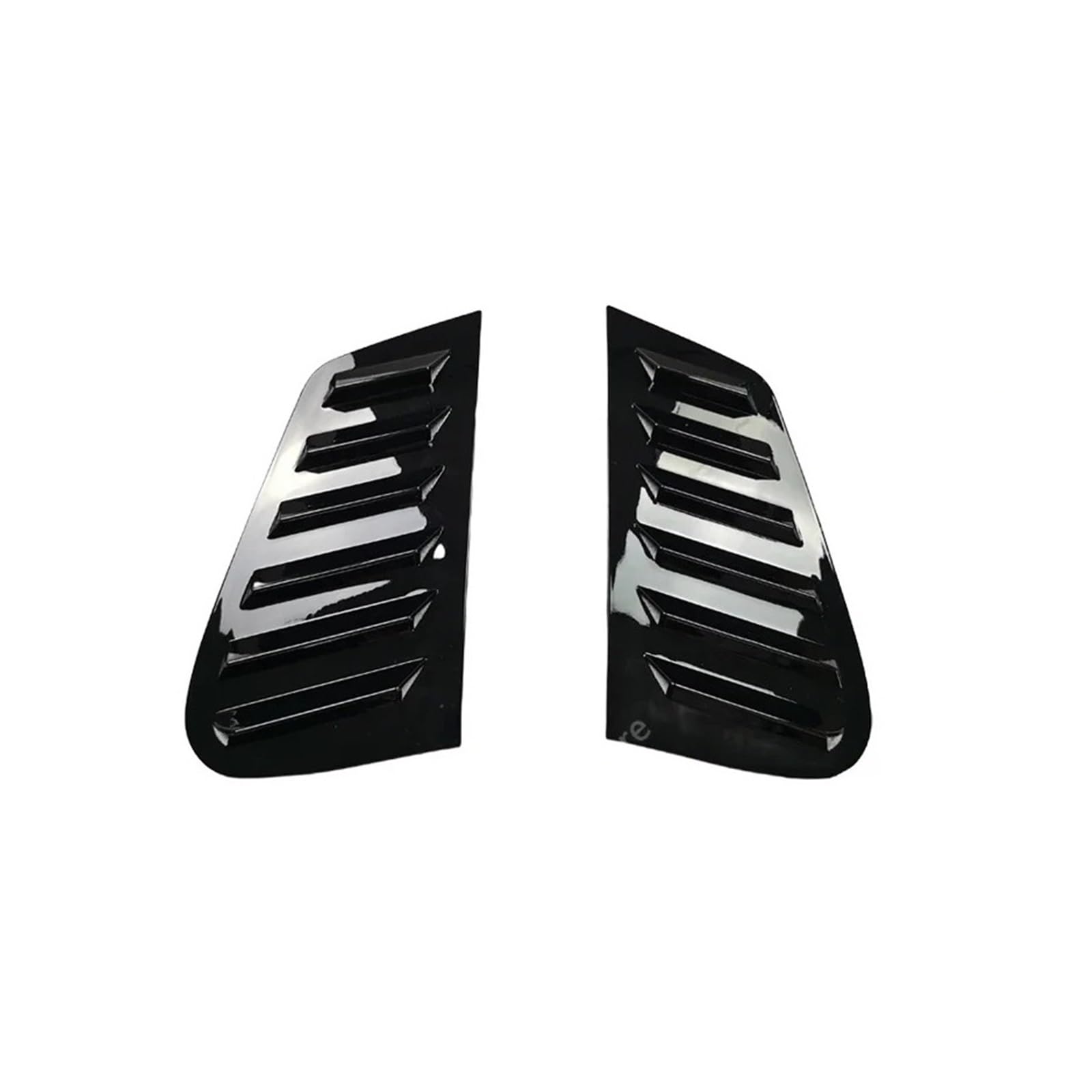 OWYTNRCJ Heckscheibenlamellen kompatibel for VW Polo MK4 MK5 MK6 Polo 9N 6R 6C AW TSI MPI GTI 2001-2023 Heckdreieck-Fensterschatten-Spoiler-Bodykits(MK4 Gloss Black) von OWYTNRCJ