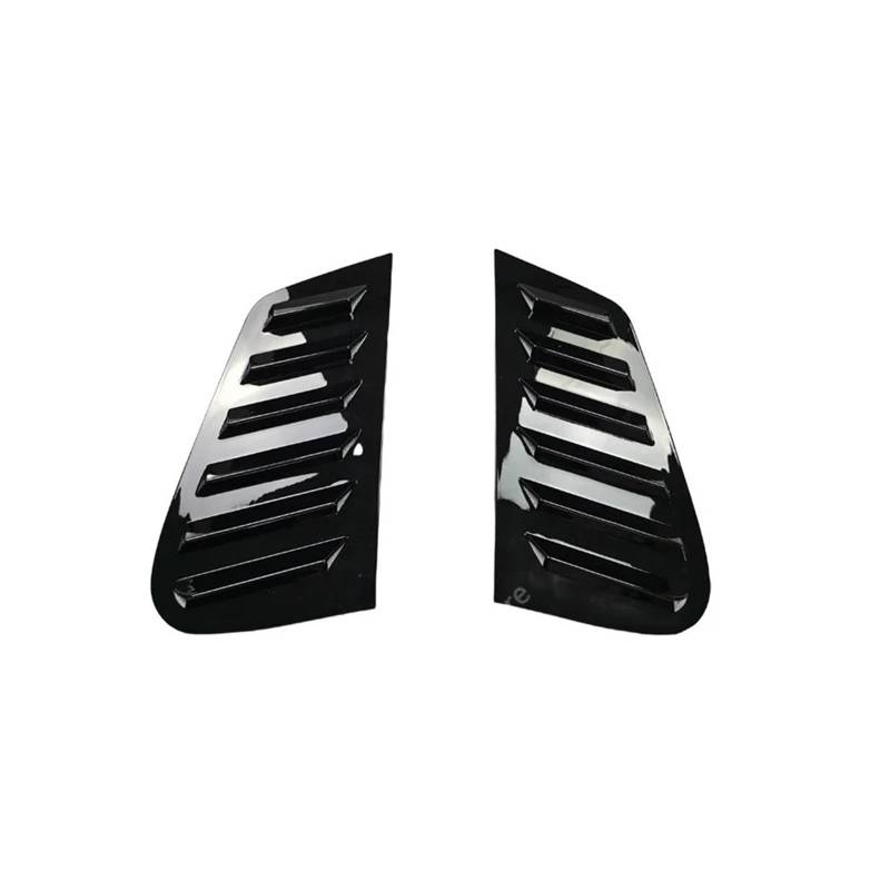 OWYTNRCJ Heckscheibenlamellen kompatibel for VW Polo MK4 MK5 MK6 Polo 9N 6R 6C AW TSI MPI GTI 2001-2023 Heckdreieck-Fensterschatten-Spoiler-Bodykits(MK4 Gloss Black) von OWYTNRCJ