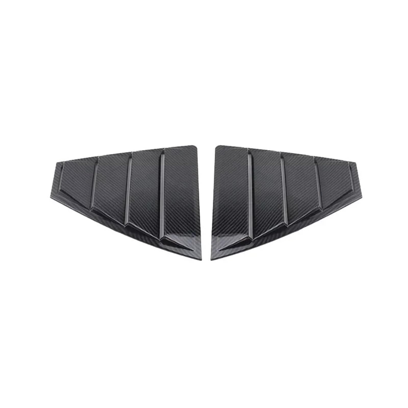 OWYTNRCJ Heckscheibenrollladen Kompatibel for Hyundai Elantra 2017-2019 Abdeckung Viertelfensterlamellen Seitenlüftungsverkleidung Kühlergrill Autozubehör(Carbon Fiber Look) von OWYTNRCJ