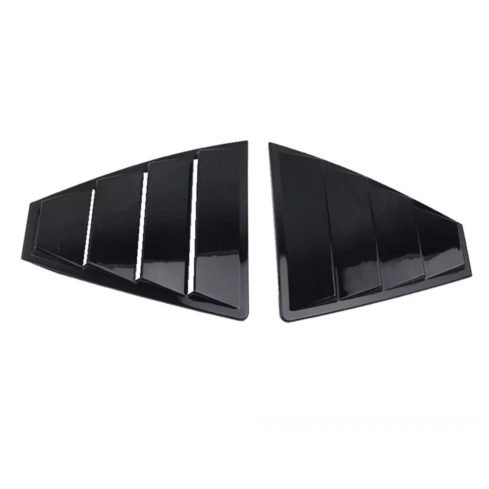 OWYTNRCJ Heckscheibenrollladen Kompatibel for Hyundai Elantra 2017-2019 Abdeckung Viertelfensterlamellen Seitenlüftungsverkleidung Kühlergrill Autozubehör(Glossy Black) von OWYTNRCJ
