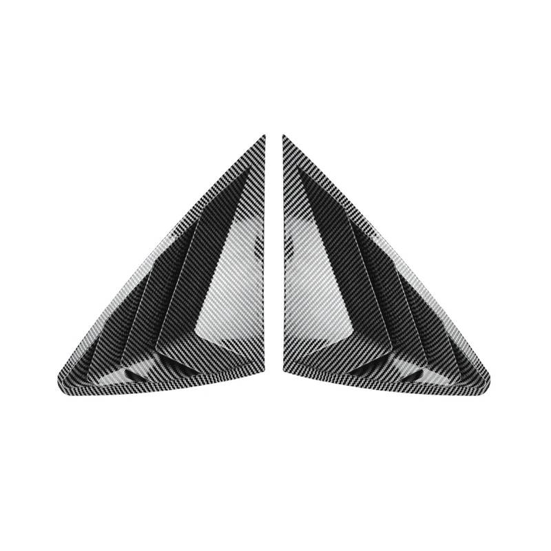 OWYTNRCJ Hinten Seite Shutter Kompatibel for Mercedes Benz GLC Coupe C254 AMG 2024 Dreieck Fenster Jalousie Schatten Spoiler Bodykits Trim Abdeckung(Carbon Look) von OWYTNRCJ