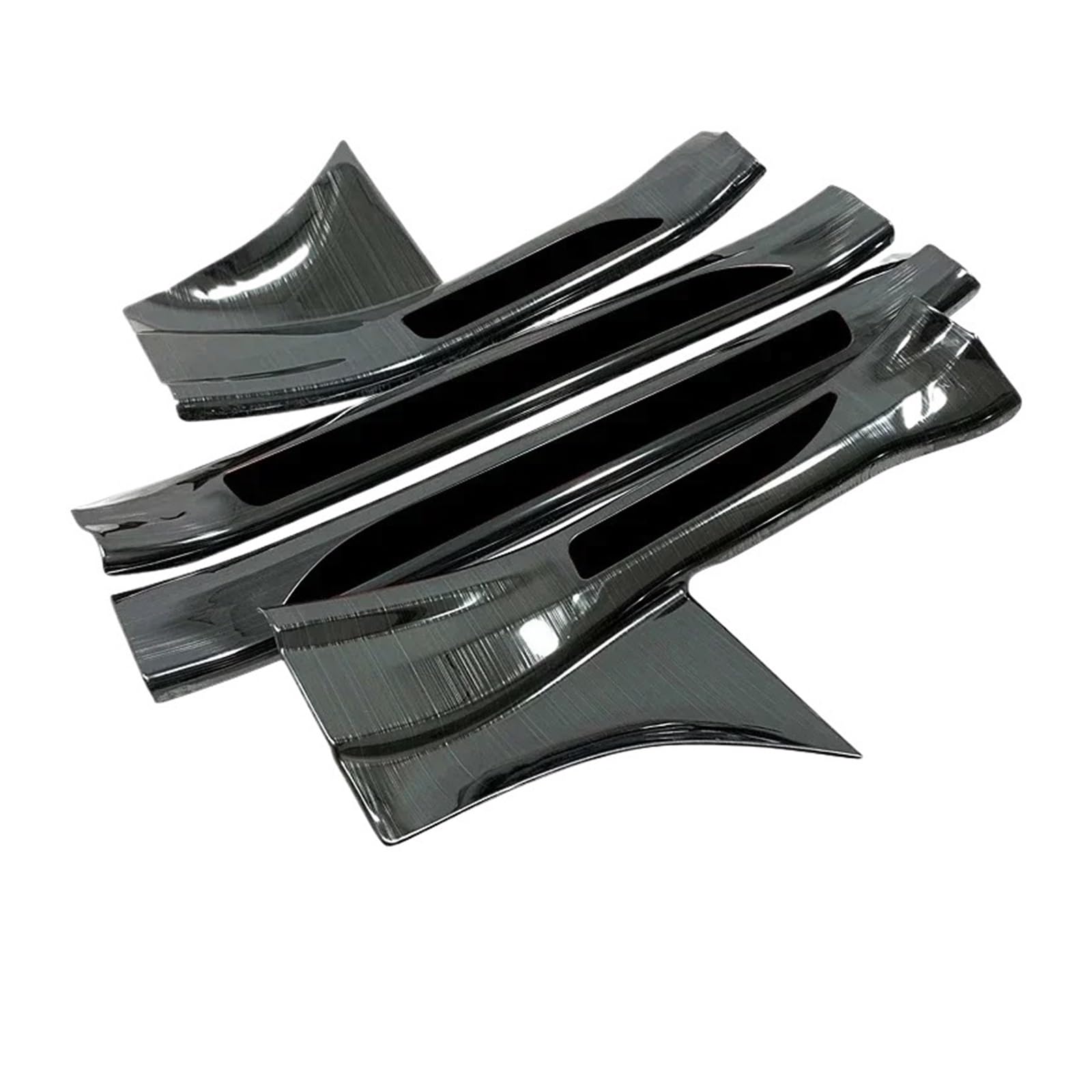 OWYTNRCJ Hybrid-Autotürschwelle, kompatibel mit Toyota RAV4 XA50 2019 2020 2021 2022 2023 2024, Abriebschutzabdeckung, Edelstahlzubehör(Inside Black,Hybrid) von OWYTNRCJ