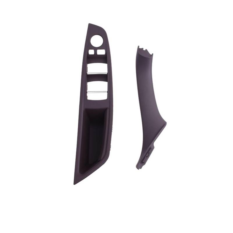 OWYTNRCJ Innenausstattung Vordertür Armlehne Panel Trim Pull Griff Set Ersatz Kompatibel for BMW 5 Series F10 F11 F18 520i 523i 525i 528i 535i(Moka LHD 2PCS) von OWYTNRCJ