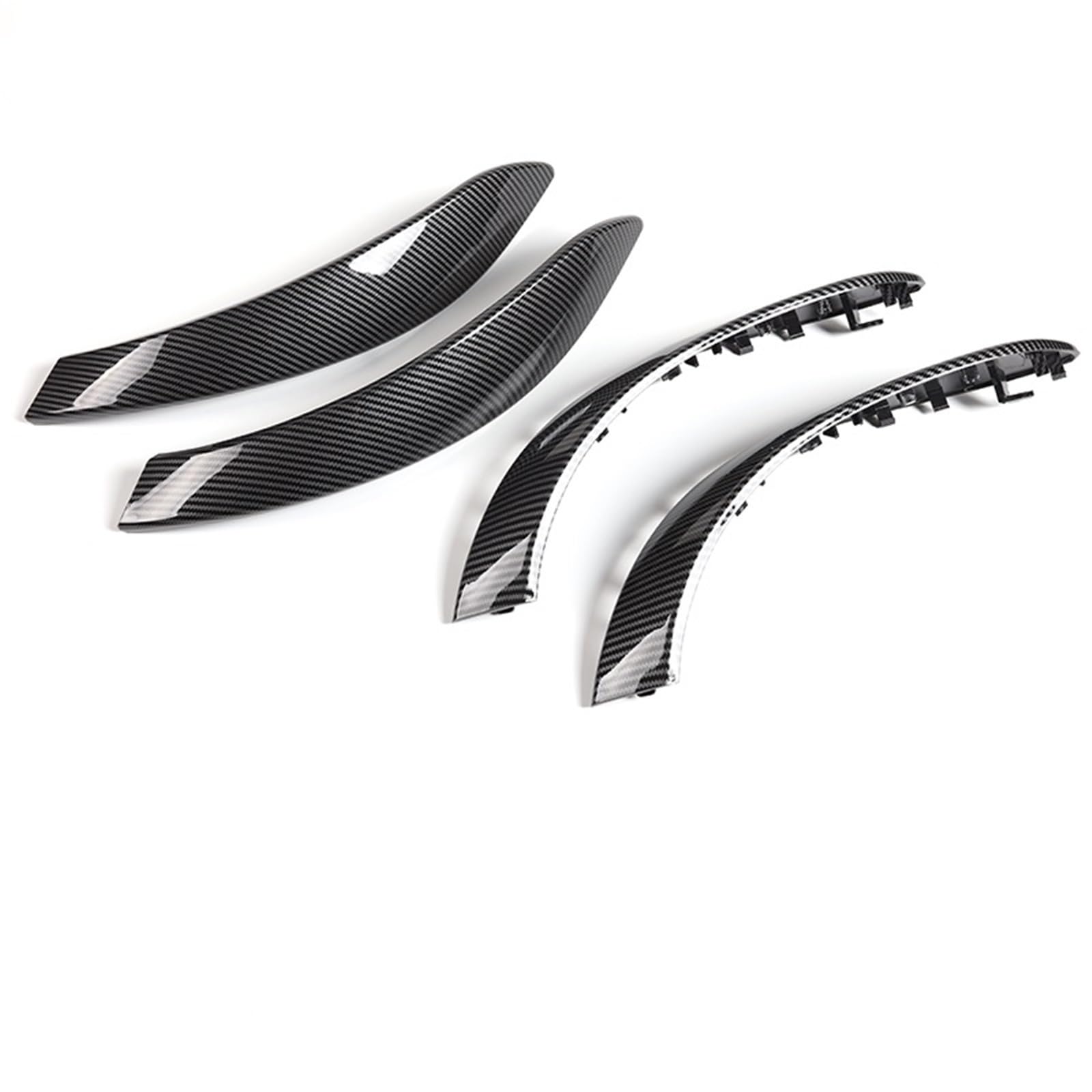 OWYTNRCJ Innentürgriff, äußere Zugverkleidung, Autozubehör, kompatibel mit BMW 3 4 3GT-Serie 2013–2018 F30 316d 318d 320d F31 320i 325d(Carbon Fiber 4PCS) von OWYTNRCJ
