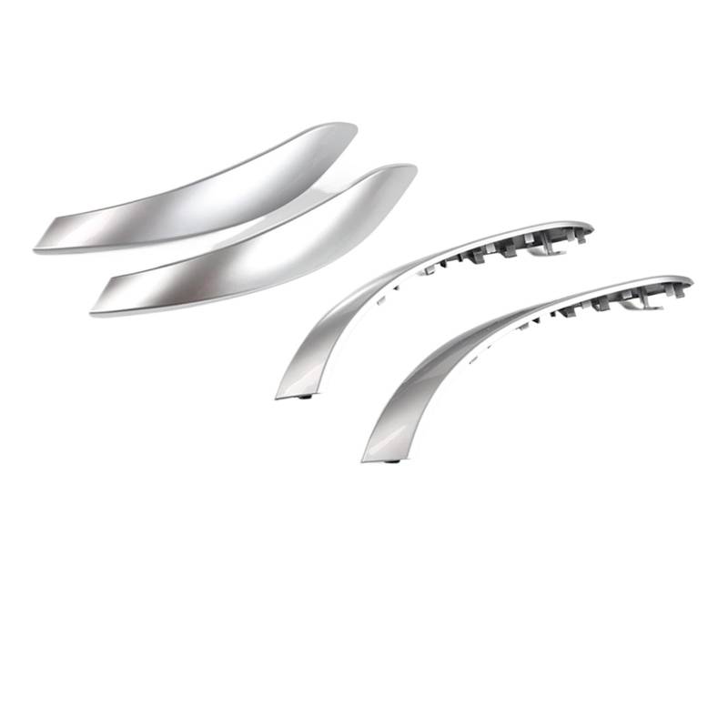 OWYTNRCJ Innentürgriff, äußere Zugverkleidung, Autozubehör, kompatibel mit BMW 3 4 3GT-Serie 2013–2018 F30 316d 318d 320d F31 320i 325d(Sliver 4PCS) von OWYTNRCJ