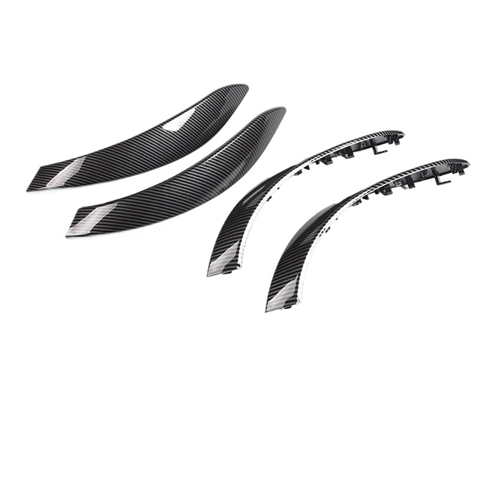 OWYTNRCJ Innentürgriff, äußere Zugverkleidung, Autozubehör, kompatibel mit BMW 3 4 3GT-Serie F30 316d 318d 320d F31 320i 325d 2013–2018(Carbon Fiber 4PCS) von OWYTNRCJ