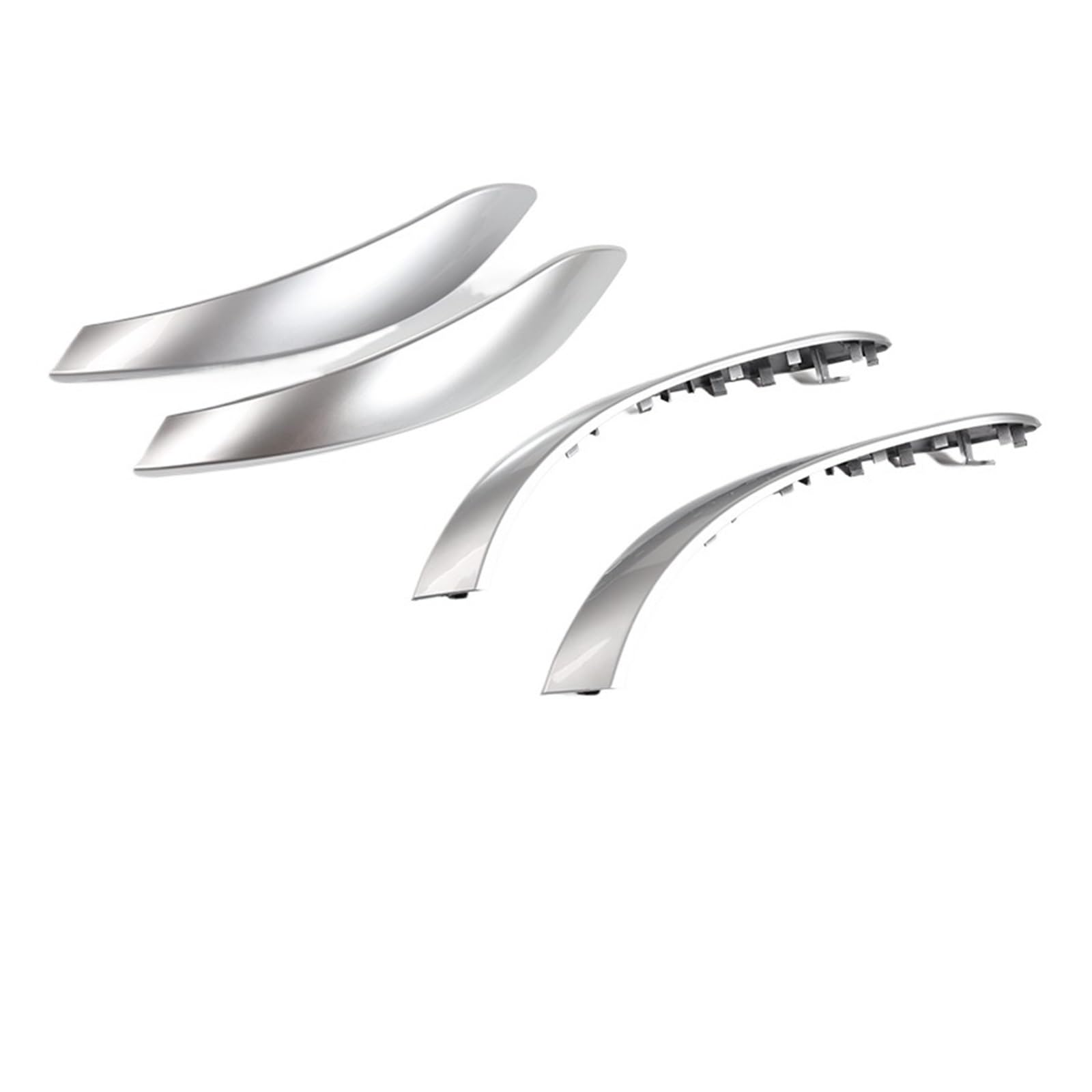 OWYTNRCJ Innentürgriff, äußere Zugverkleidung, Autozubehör, kompatibel mit BMW 3 4 3GT-Serie F30 316d 318d 320d F31 320i 325d 2013–2018(Sliver 4PCS) von OWYTNRCJ