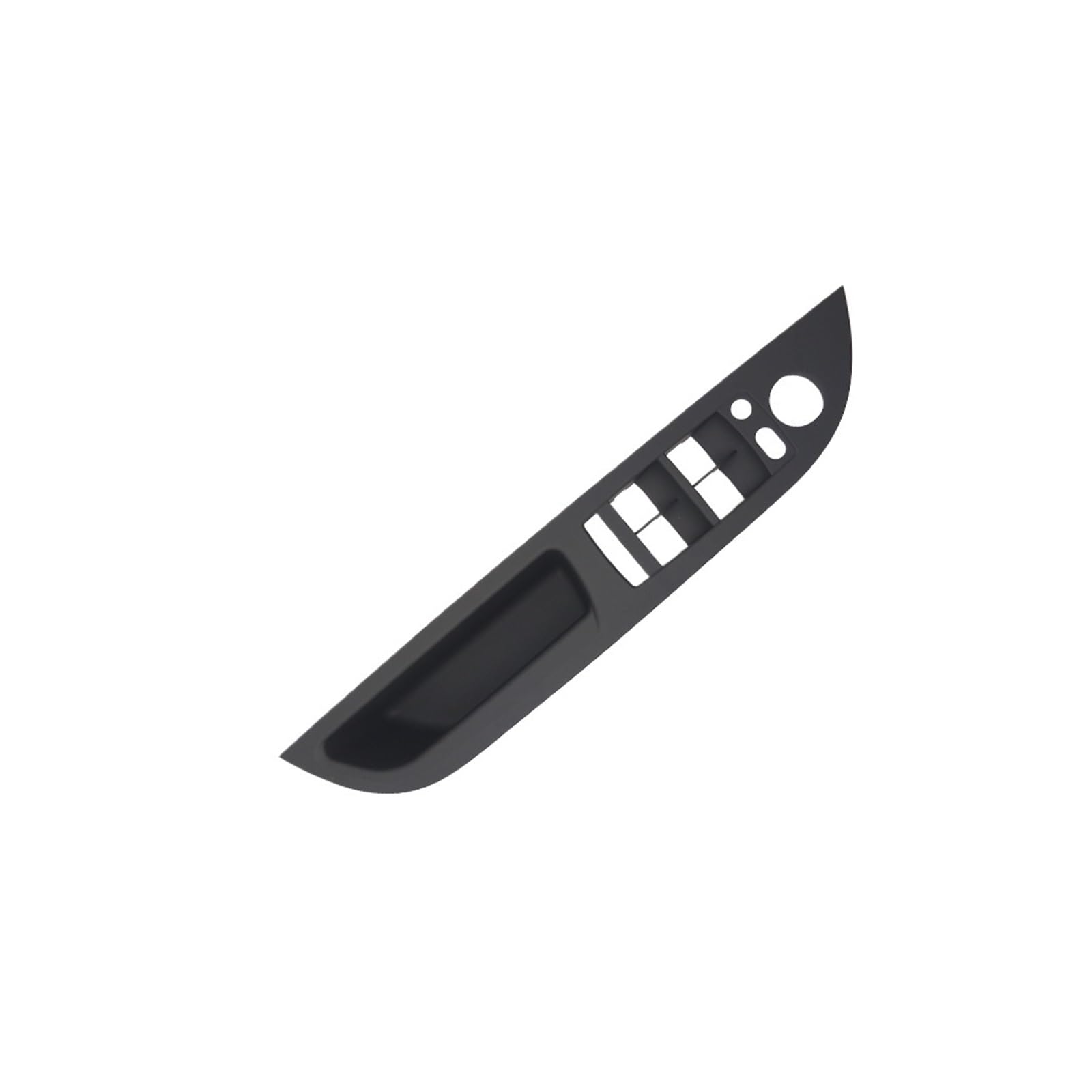 OWYTNRCJ LHD Auto Innen Innen Tür Griff Panel Trim Abdeckung Kompatibel for BMW E60 E61 5 Serie 520 525 528 2008-2010 Schwarz Beige(Black Model A) von OWYTNRCJ