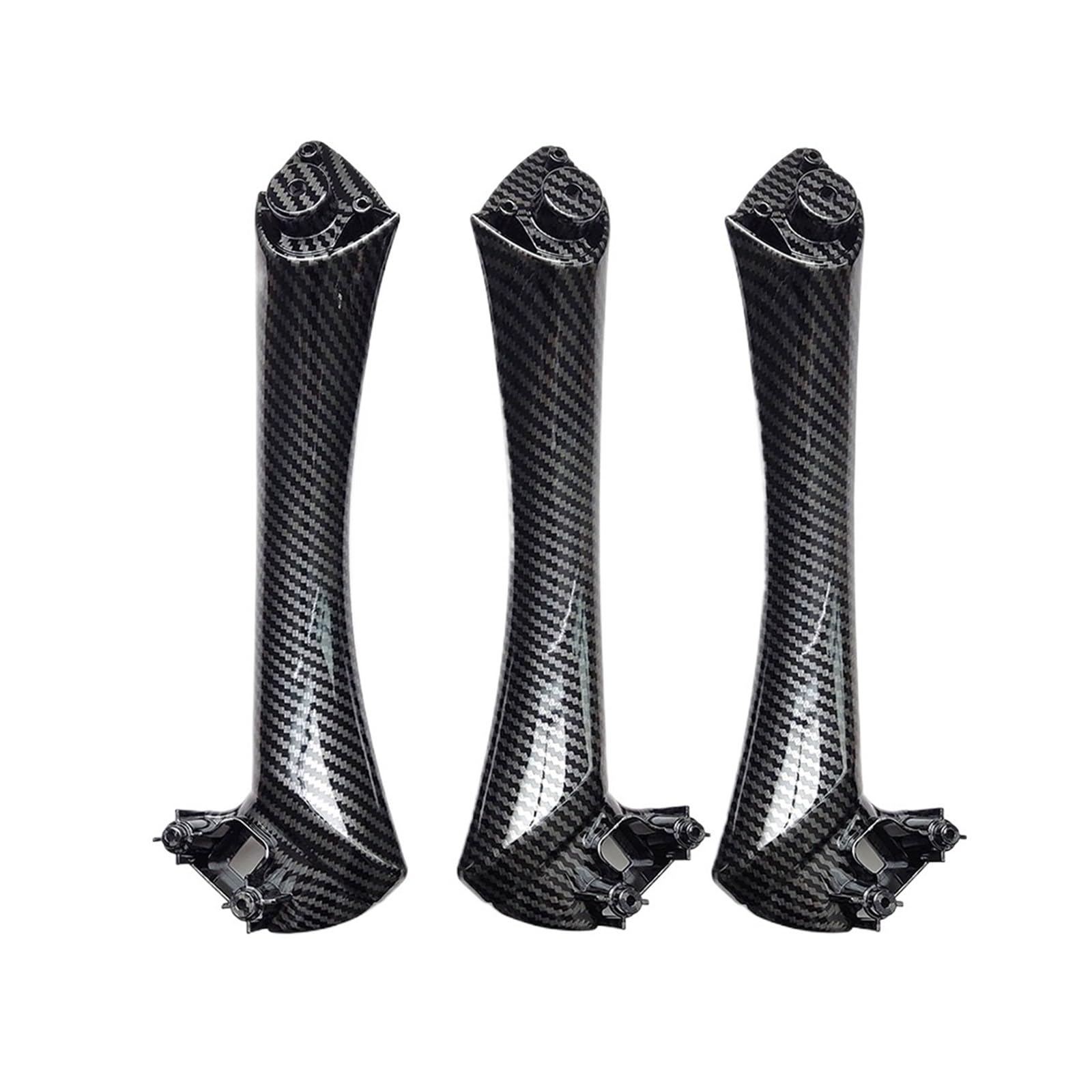 OWYTNRCJ LHD RHD Carbon Fiber Innen Tür Armlehne Pull Griff Kompatibel for BMW 3 Serie E90 E91 316 318 320 325 328i 2004-2012(LHD Inside 3pcs Set) von OWYTNRCJ