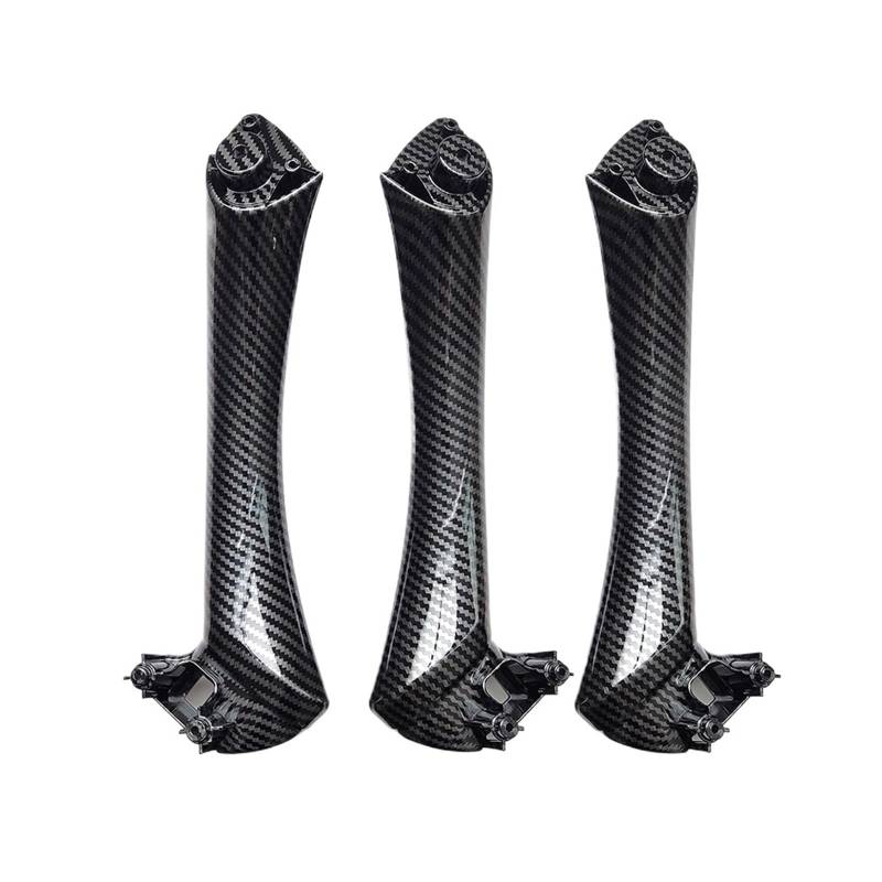 OWYTNRCJ LHD RHD Carbon Fiber Innen Tür Armlehne Pull Griff Kompatibel for BMW 3 Serie E90 E91 316 318 320 325 328i 2004-2012(LHD Inside 3pcs Set) von OWYTNRCJ