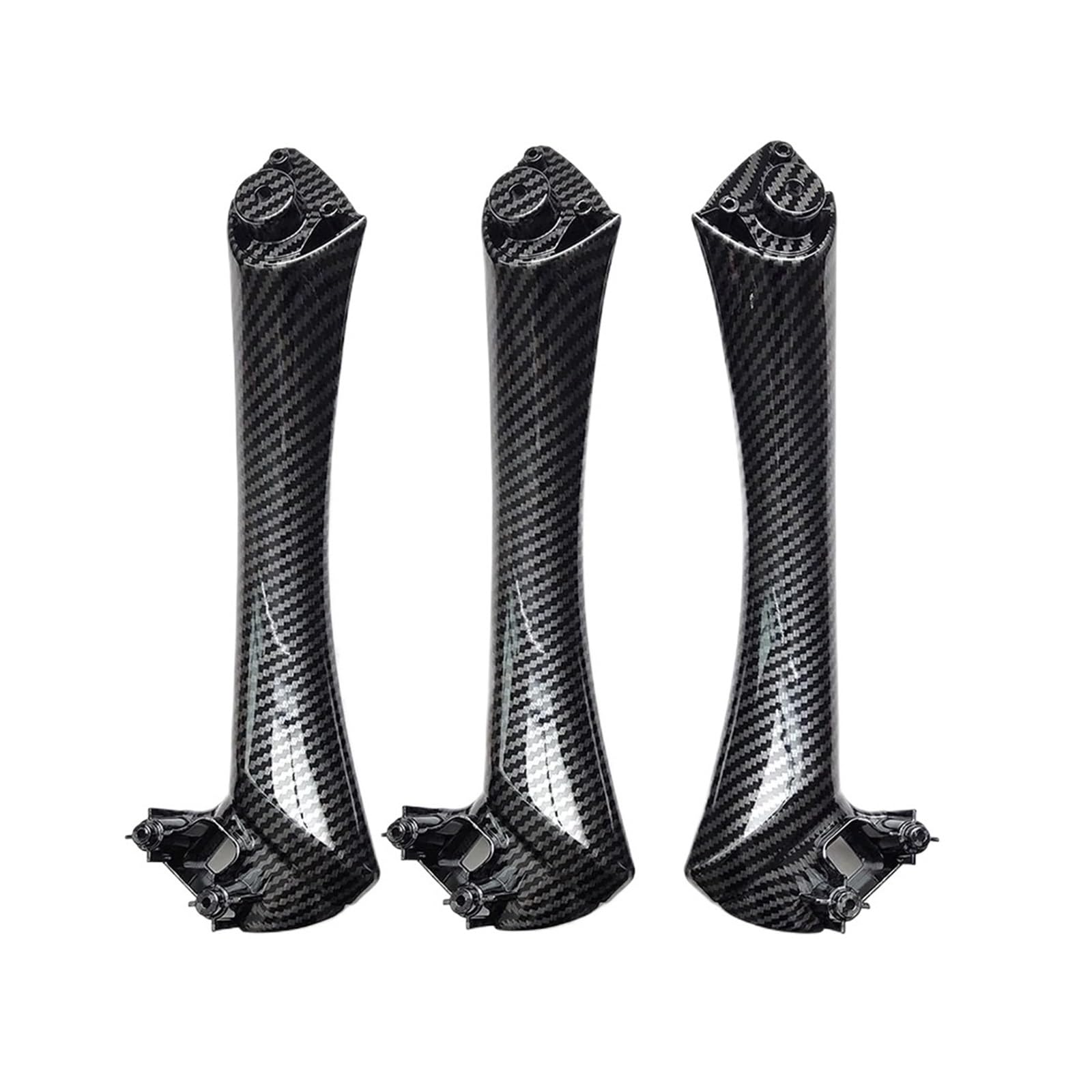 OWYTNRCJ LHD RHD Carbon Fiber Innen Tür Armlehne Pull Griff Kompatibel for BMW 3 Serie E90 E91 316 318 320 325 328i 2004-2012(RHD Inside 3pcs Set) von OWYTNRCJ