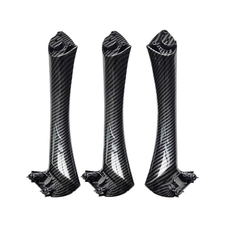 OWYTNRCJ LHD RHD Carbon Fiber Innen Tür Armlehne Pull Griff Kompatibel for BMW 3 Serie E90 E91 316 318 320 325 328i 2004-2012(RHD Inside 3pcs Set) von OWYTNRCJ