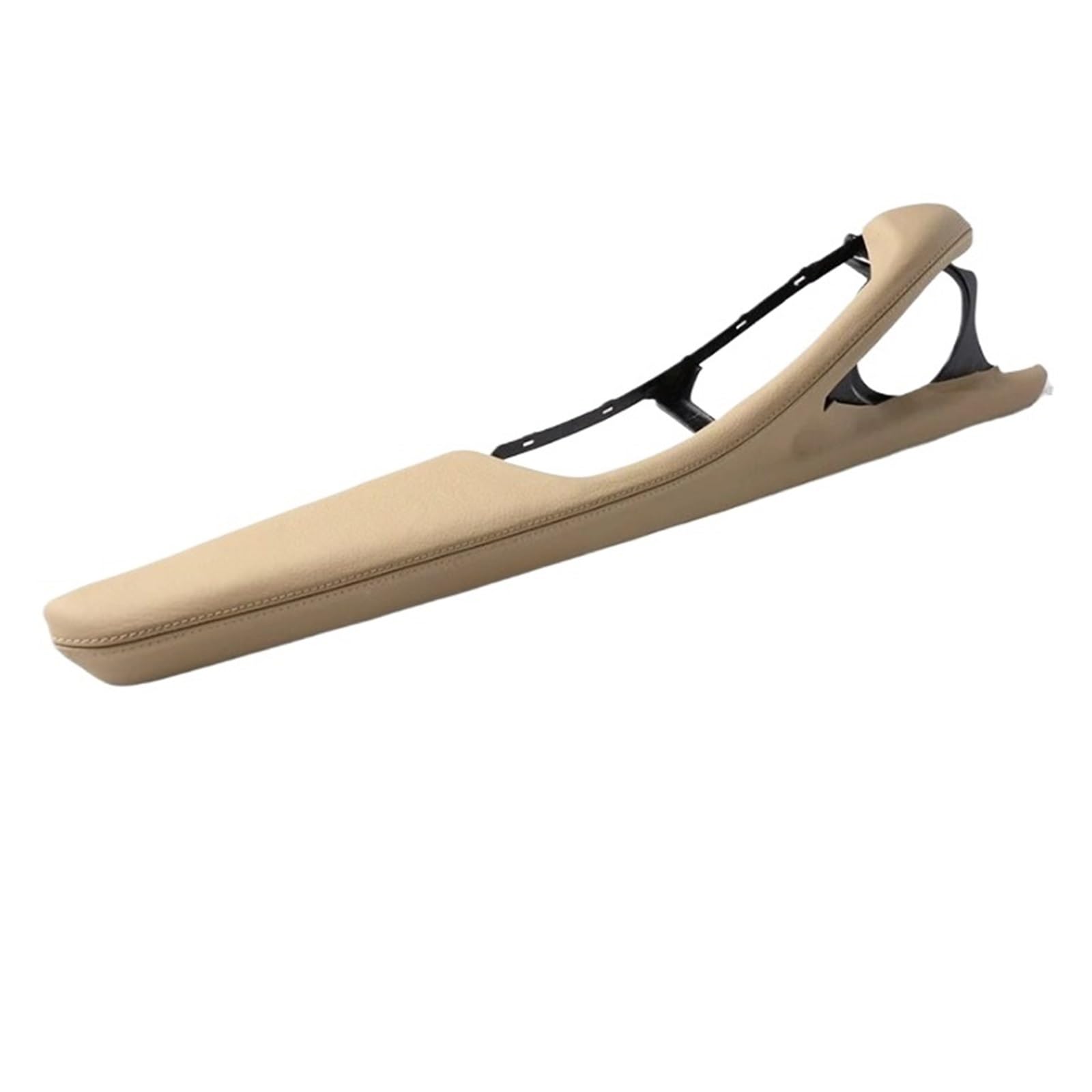 OWYTNRCJ LHD RHD Innentürgriff Armlehne Echtes Leder Außenrahmenhalterung Innentürverkleidung Zugbaugruppe Kompatibel for BMW 5 Series F10 F11(Beige) von OWYTNRCJ