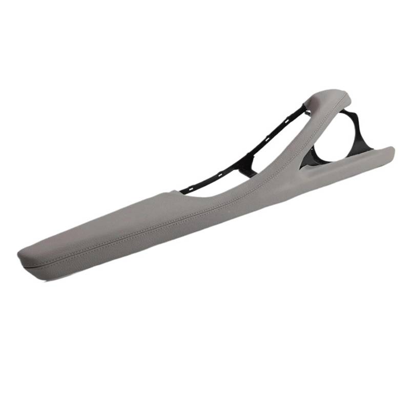 OWYTNRCJ LHD RHD Innentürgriff Armlehne Echtes Leder Außenrahmenhalterung Innentürverkleidung Zugbaugruppe Kompatibel for BMW 5 Series F10 F11(Grey) von OWYTNRCJ