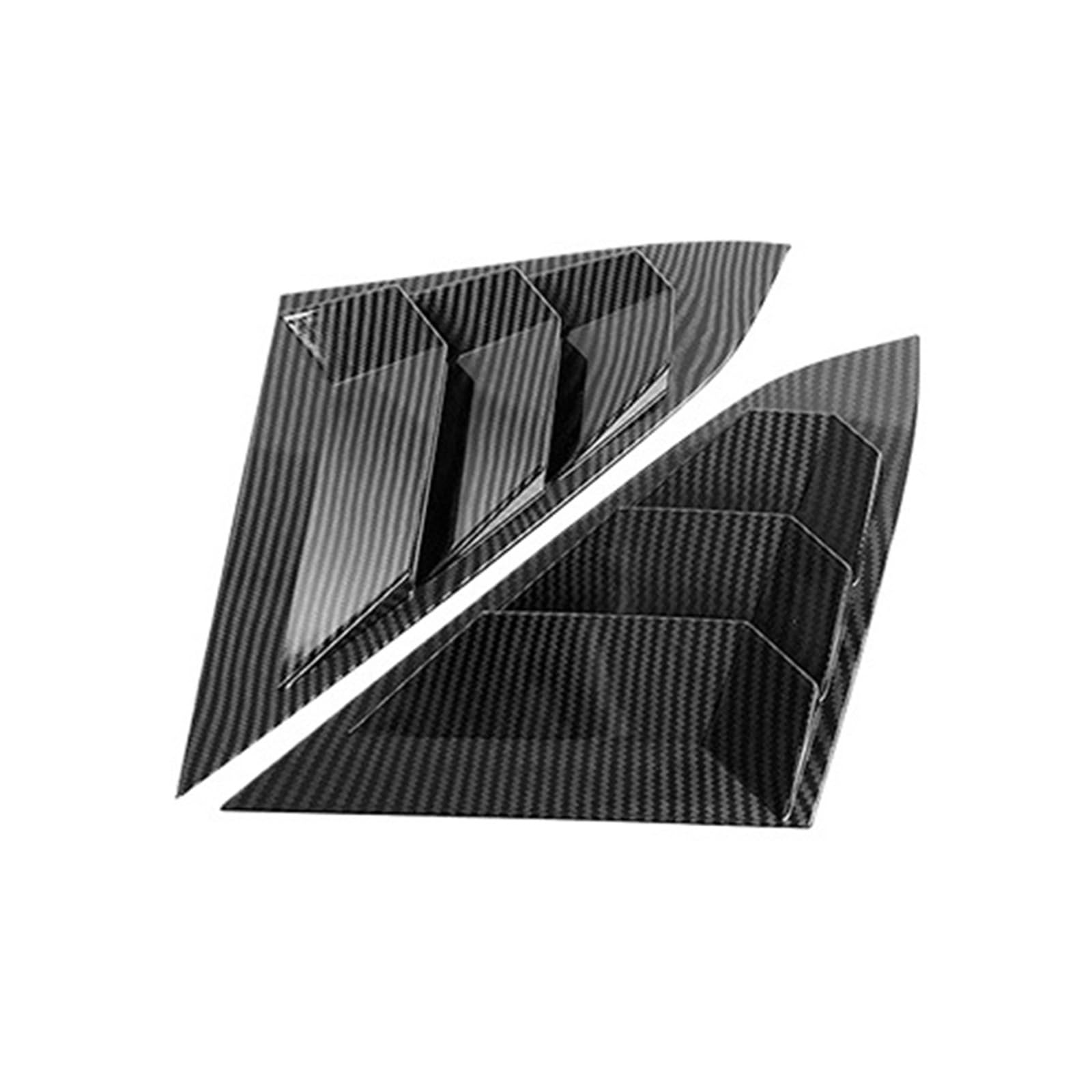 OWYTNRCJ Lamellen for die hinteren Seitenfenster, kompatibel mit Civic 10. Generation 2016–2020, Limousine, Lüftungsschlitze, Abdeckung, Zierblenden, Jalousien, Carbon, Autozubehör(Carbon fiber patter OWYTNRCJ Lamellen for die hinteren Seitenfenster, kompatibel mit Civic 10. Generation 2016–2020, Limousine, Lüftungsschlitze, Abdeckung, Zierblenden, Jalousien, Carbon, Autozubehör(Carbon fiber patter von OWYTNRCJ
