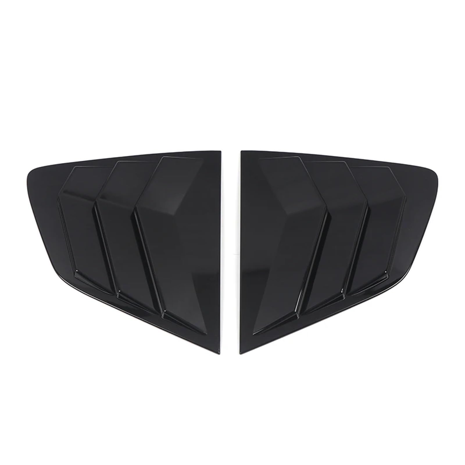 OWYTNRCJ Lamellenjalousien Kompatibel for Nissan Rogue X Trail T32 2014-2017-2020 Autozubehör ABS-Kohlefaser-Rückseitenfenster-Jalousie-Abdeckungsverkleidung(Black) von OWYTNRCJ