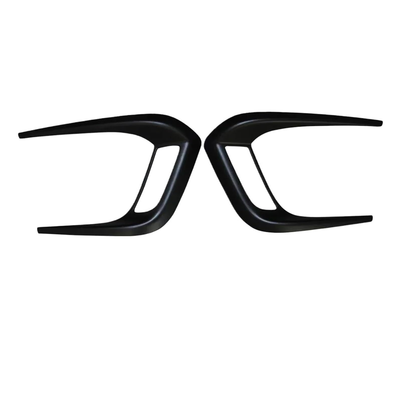 OWYTNRCJ Nebelscheinwerfer-Lampenrahmenabdeckung, Verkleidungskopf, Frontgrill, kompatibel mit Vitara 2016–2020, ABS, glänzend, schwarz, Aufkleber, Autozubehör(Matt-Black) von OWYTNRCJ
