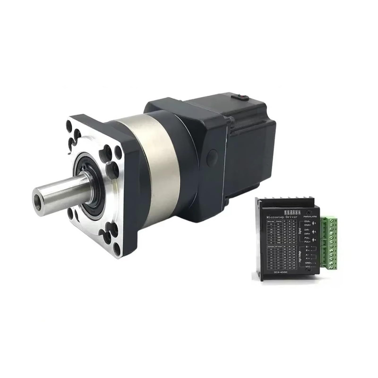 OWYTNRCJ Nema23 57 mm Closed-Loop-Schrittmotor mit Planetengetriebe 5-100:1 | Integrierter Antrieb 3000 U/min | 6,35/8 mm Eingang, kompatibel for CNC/Robotik(3Nm Motor,100) von OWYTNRCJ