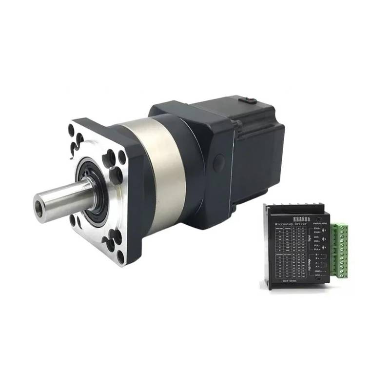 OWYTNRCJ Nema23 57 mm Closed-Loop-Schrittmotor mit Planetengetriebe 5-100:1 | Integrierter Antrieb 3000 U/min | 6,35/8 mm Eingang, kompatibel for CNC/Robotik(3Nm Motor,25) von OWYTNRCJ