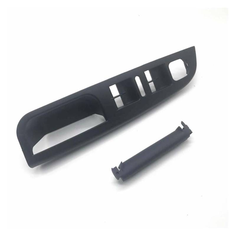 OWYTNRCJ Schwarz Farbe Innen Tür Griff Greifen Abdeckung Set Kompatibel for VW Golf 5 GTI MK5 Jetta MK5(2 pcs) von OWYTNRCJ