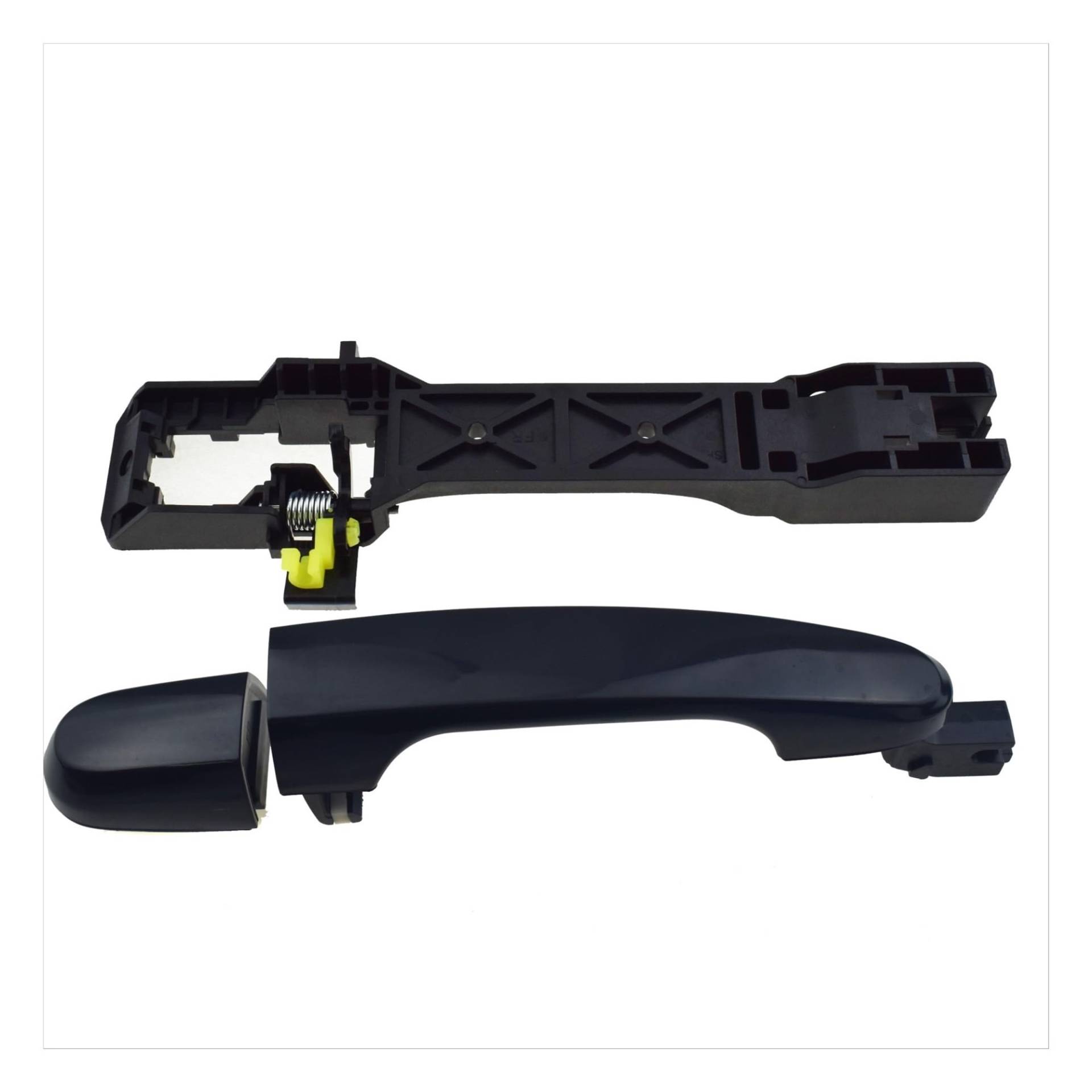 OWYTNRCJ Schwarzer Außentürgriff for Auto oder mit Sockel vorne/hinten/Links Fahrer/rechts Beifahrer, kompatibel mit Kia Sportage 2.0L 2.7L 2005-2010(Front Right Base Kit) von OWYTNRCJ