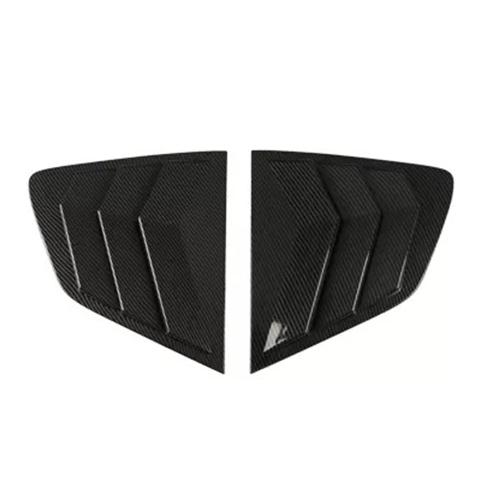 OWYTNRCJ Seitenfenster-Lamellen for Nissan Rogue X Trail T32 2014–2021, glänzend schwarz, Carbonfaser-Optik, Heckklappenabdeckung, kompatibles Autozubehör(Carbon Fiber Look) von OWYTNRCJ