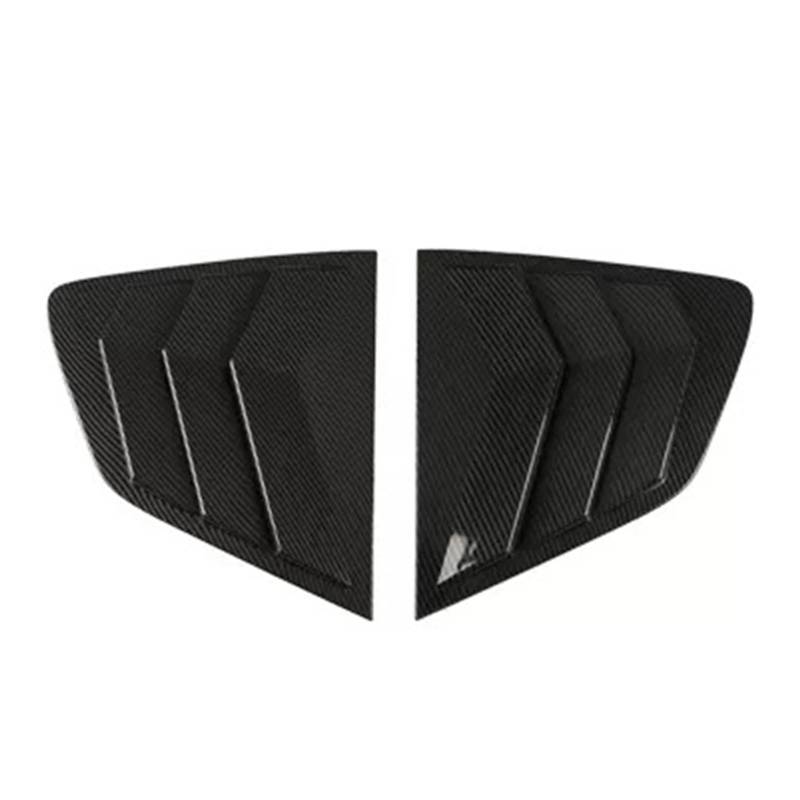OWYTNRCJ Seitenfenster-Lamellen for Nissan Rogue X Trail T32 2014–2021, glänzend schwarz, Carbonfaser-Optik, Heckklappenabdeckung, kompatibles Autozubehör(Carbon Fiber Look) von OWYTNRCJ